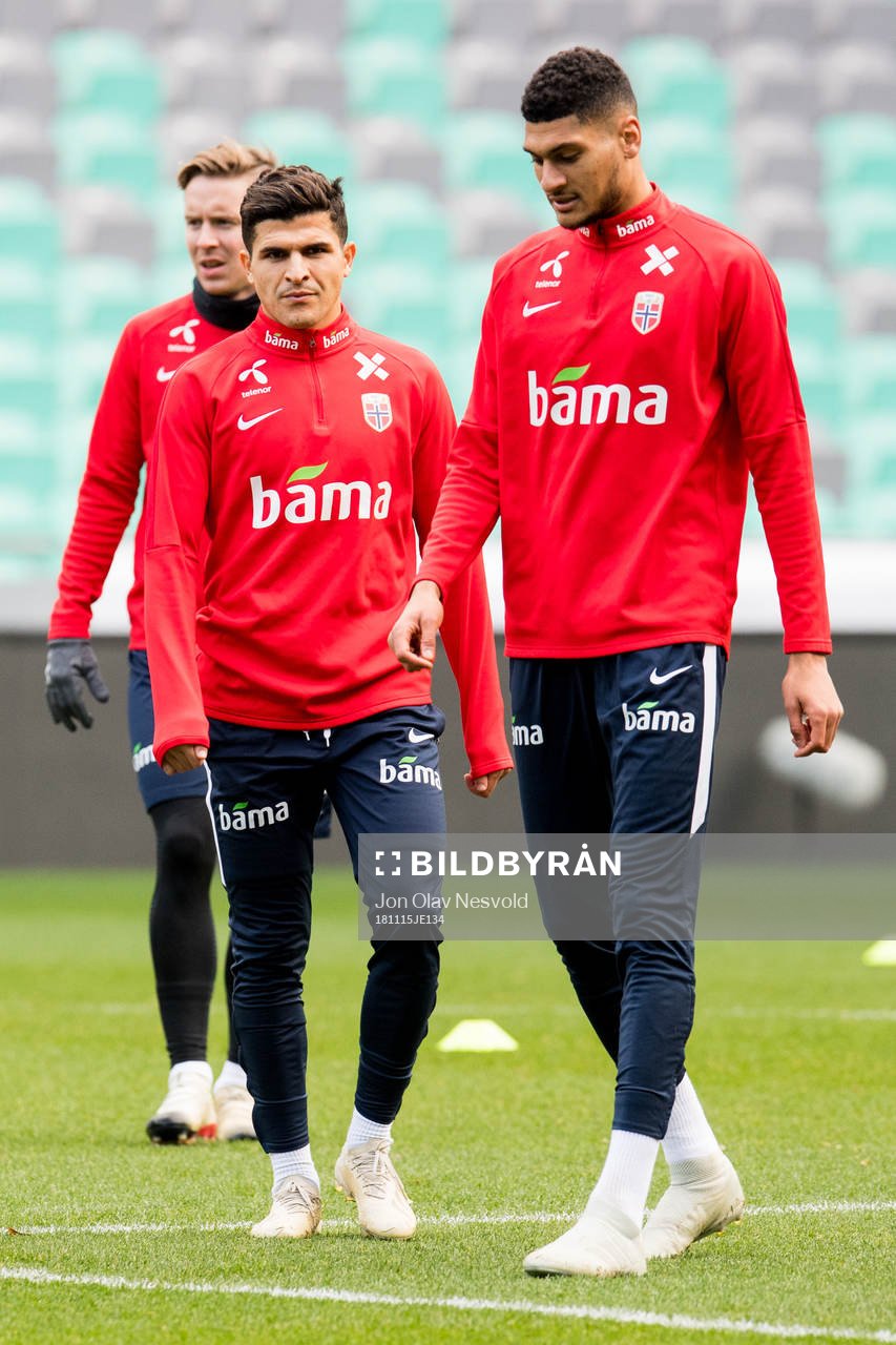 Stefan Johansen, Tarik Elyounoussi and Bjørn Maars Johnsen