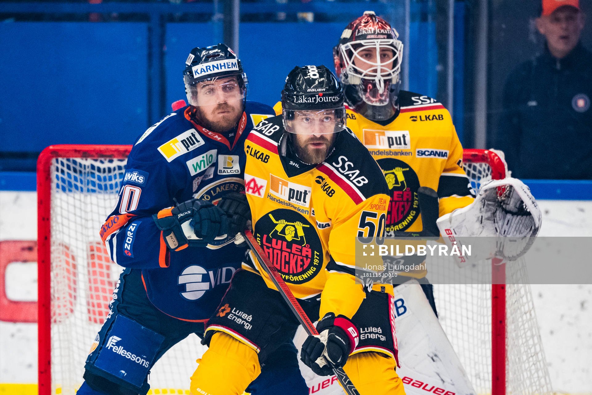 Växjös Erik Josefsson och Luleås Daniel Sondell framför
