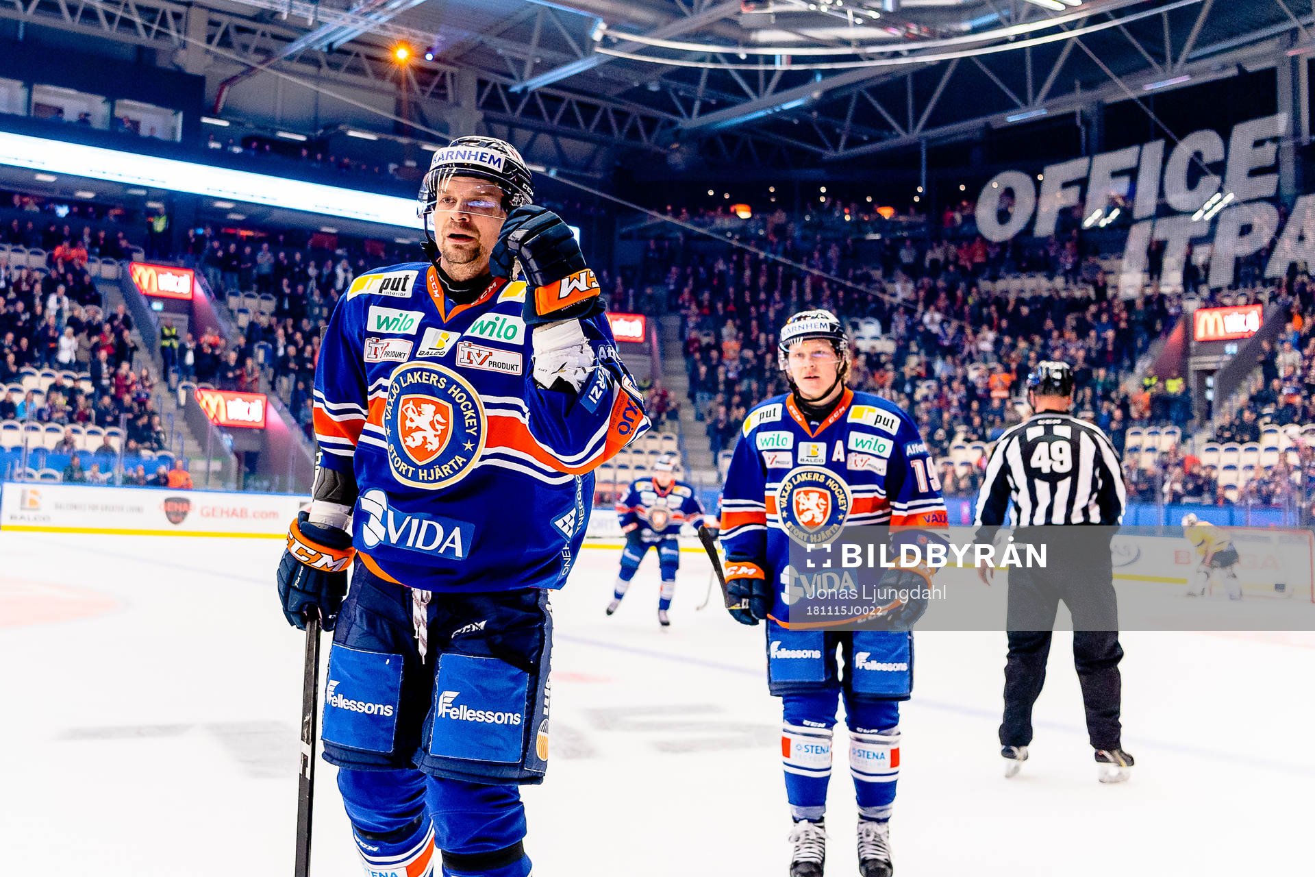 Växjös Janne Pesonen jublar
