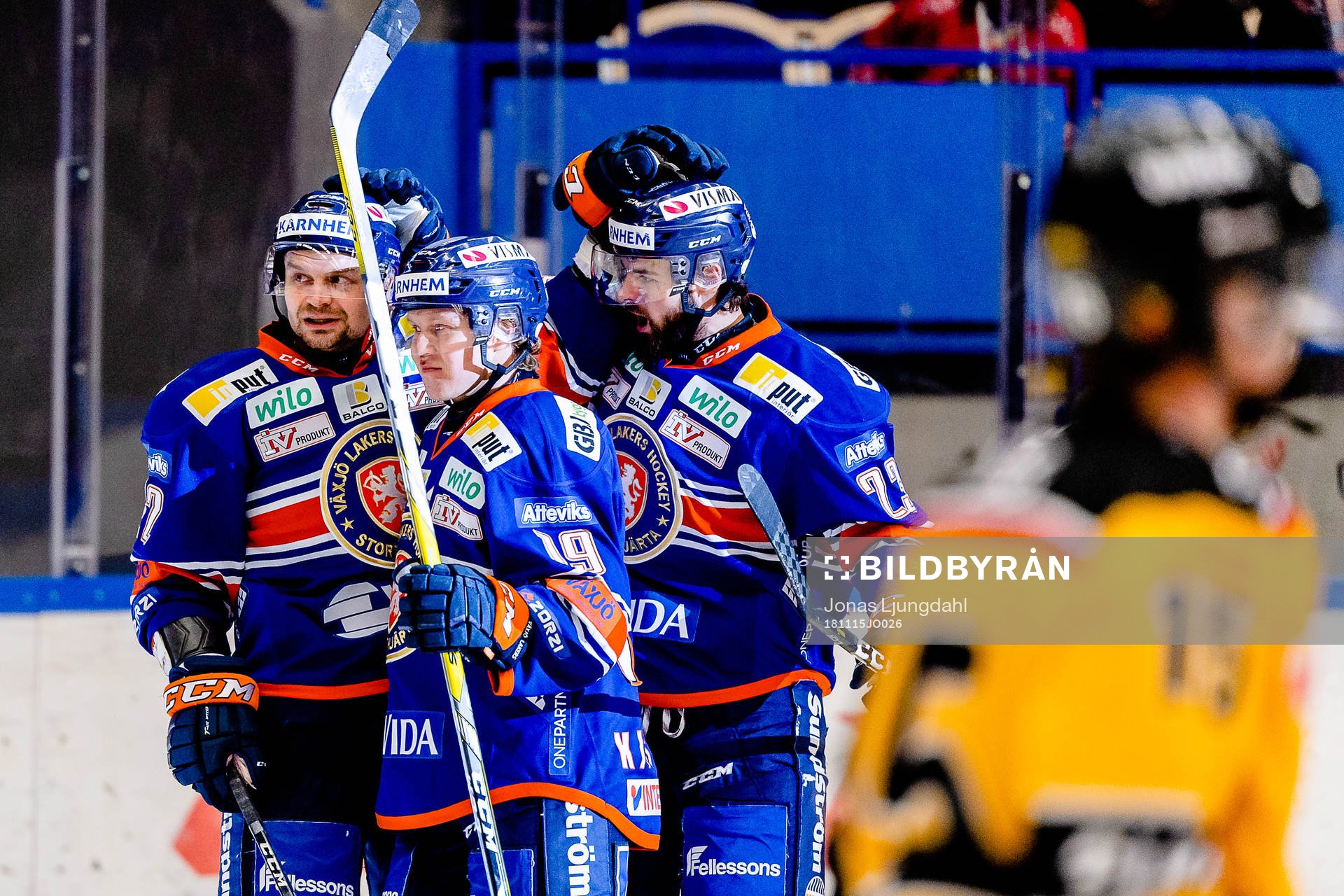 Växjös Janne Pesonen, Tuomas Kiiskinen och Roman Horak
