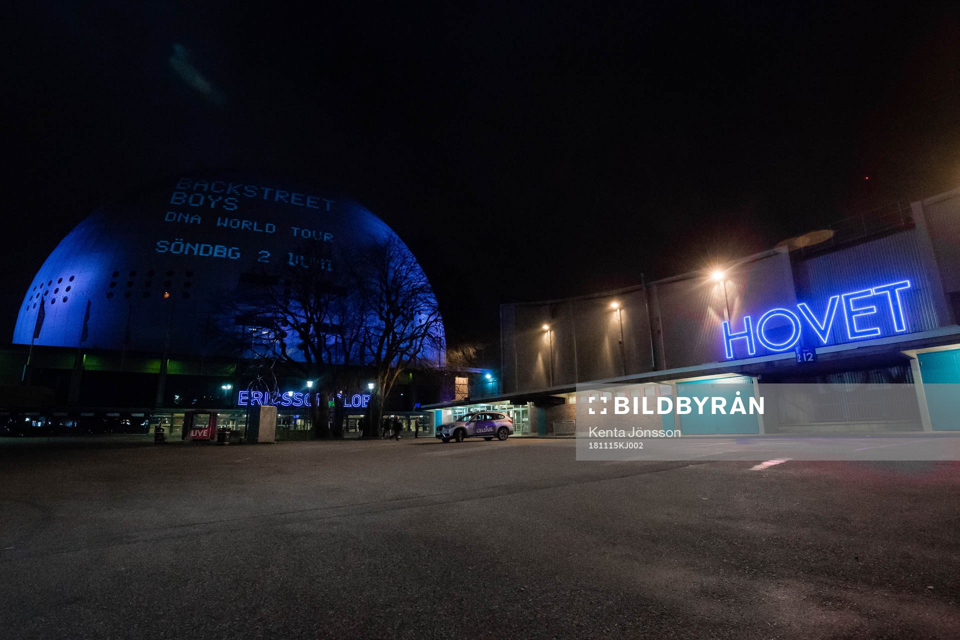 Generell översikt utanför Hovet och Ericsson Globe Arena