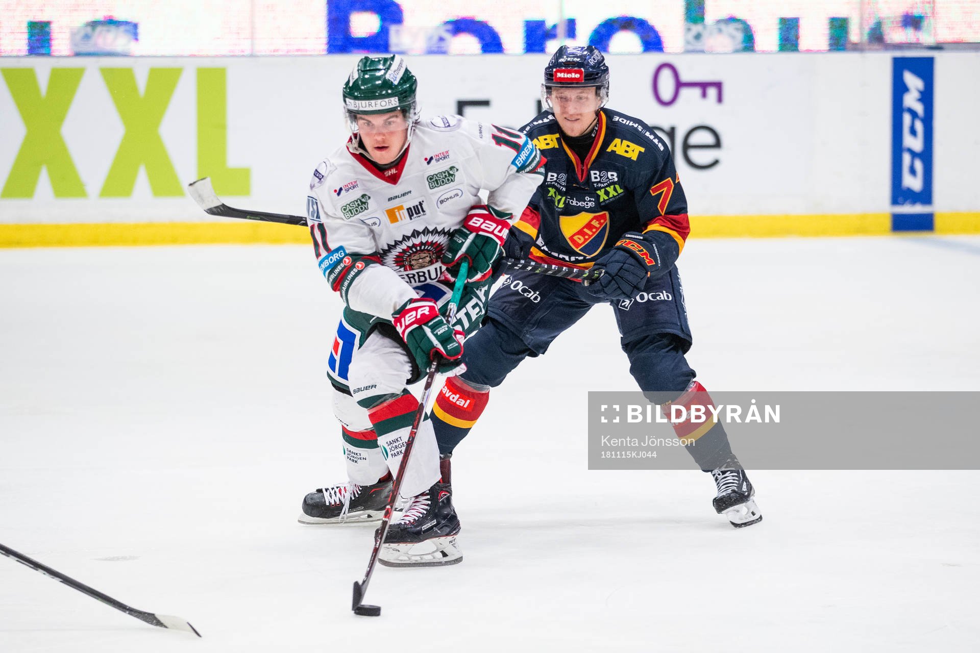 Frölundas Samuel Fagemo och Djurgårdens Jonathan