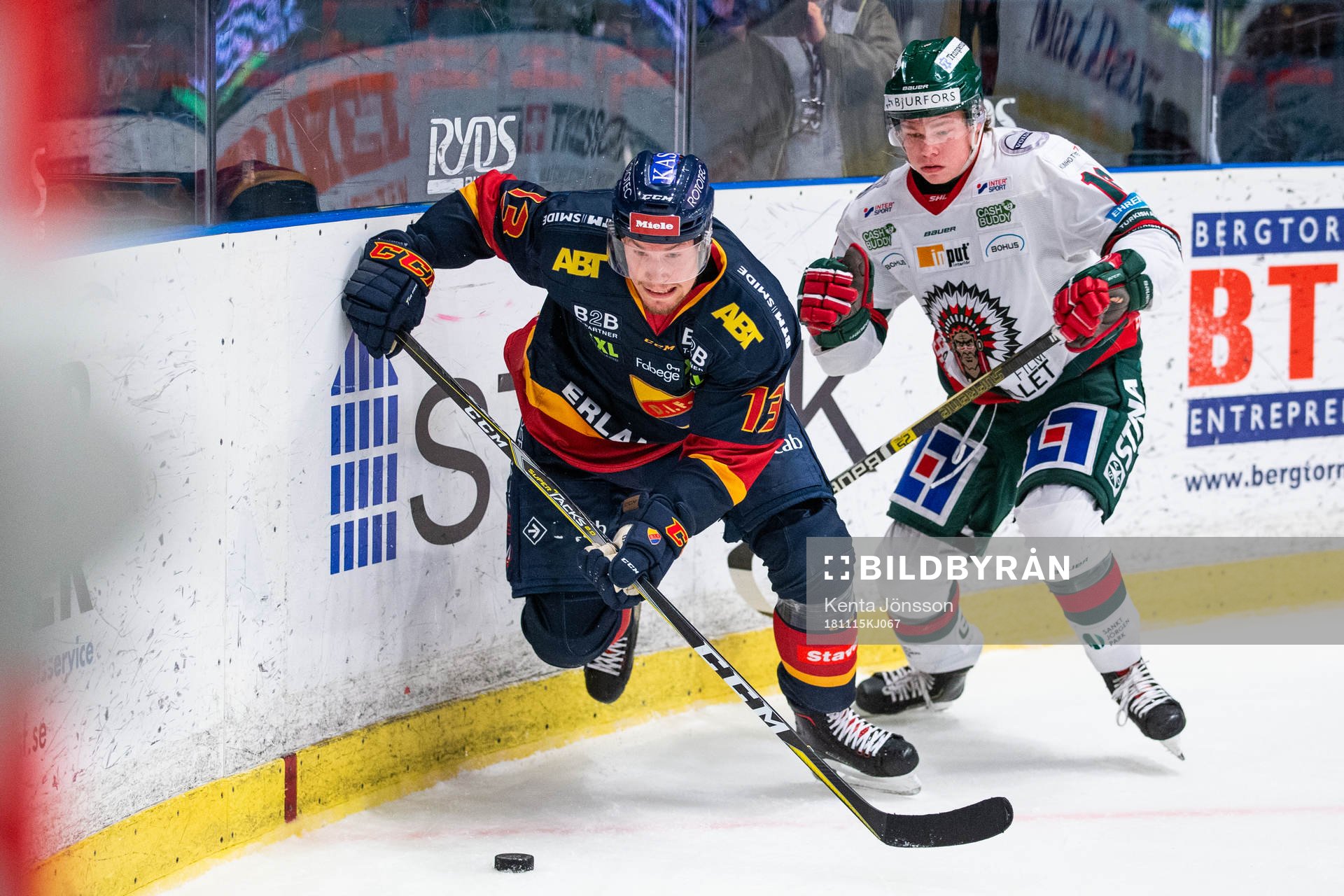 Djurgårdens Petteri Wirtanen och Frölundas Filip
