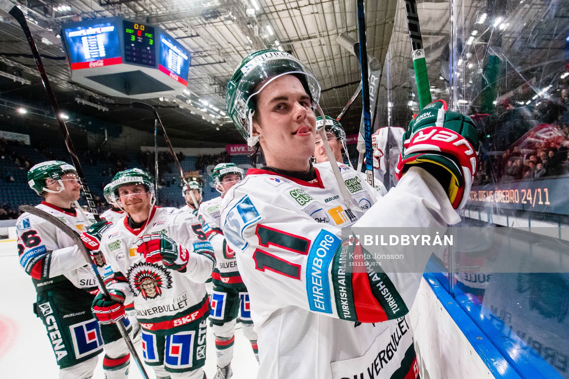 Frölundas Samuel Fagemo jublar