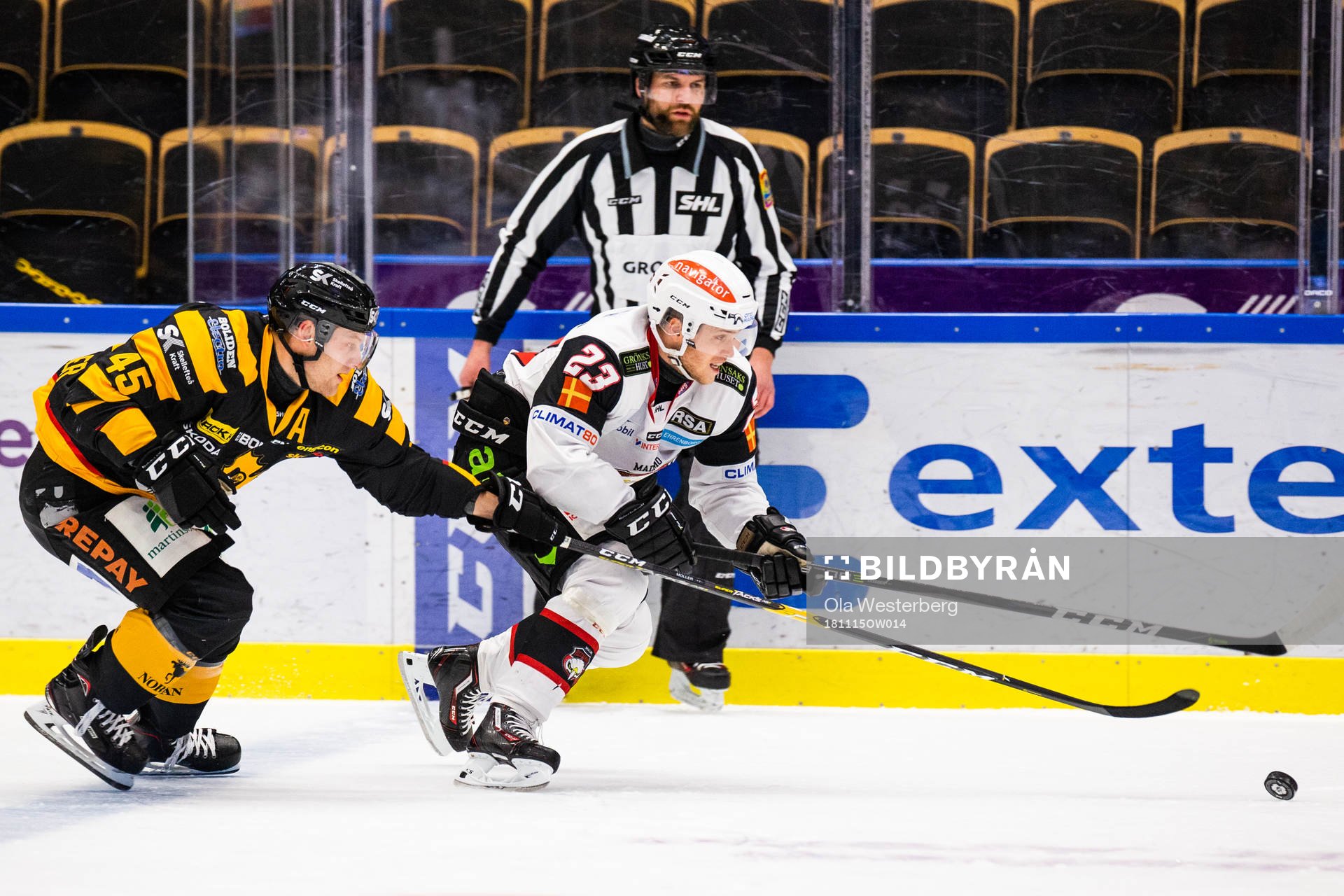 Skellefteås Oscar Möller och Malmö Redhawks Christoffer