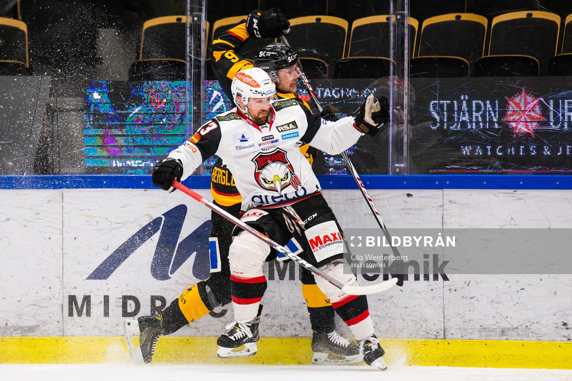 Malmö Redhawks Nichlas Hardt och Skellefteås Filip