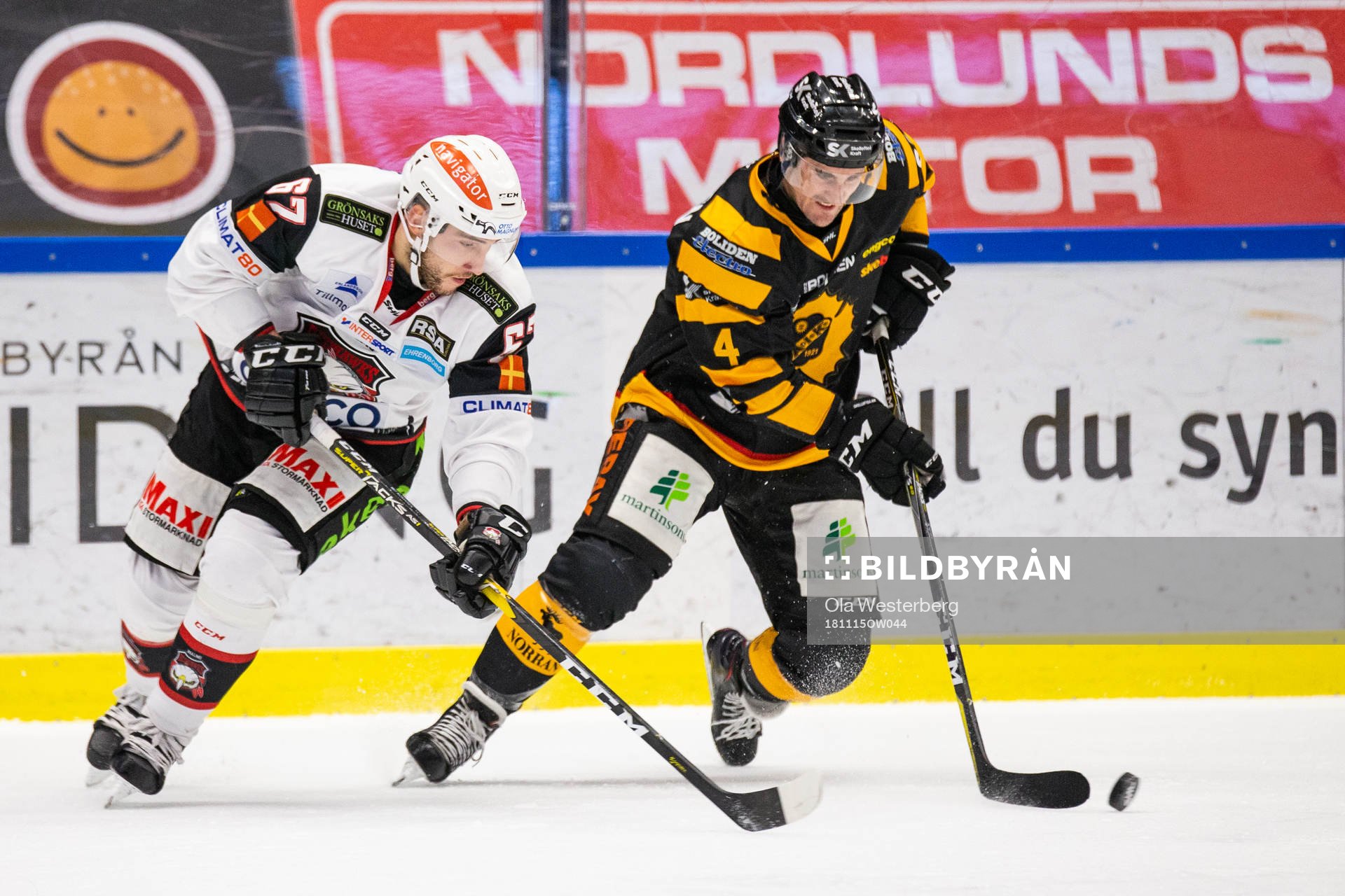 Malmö Redhawks Konstantin Komarek och Skellefteås Bud