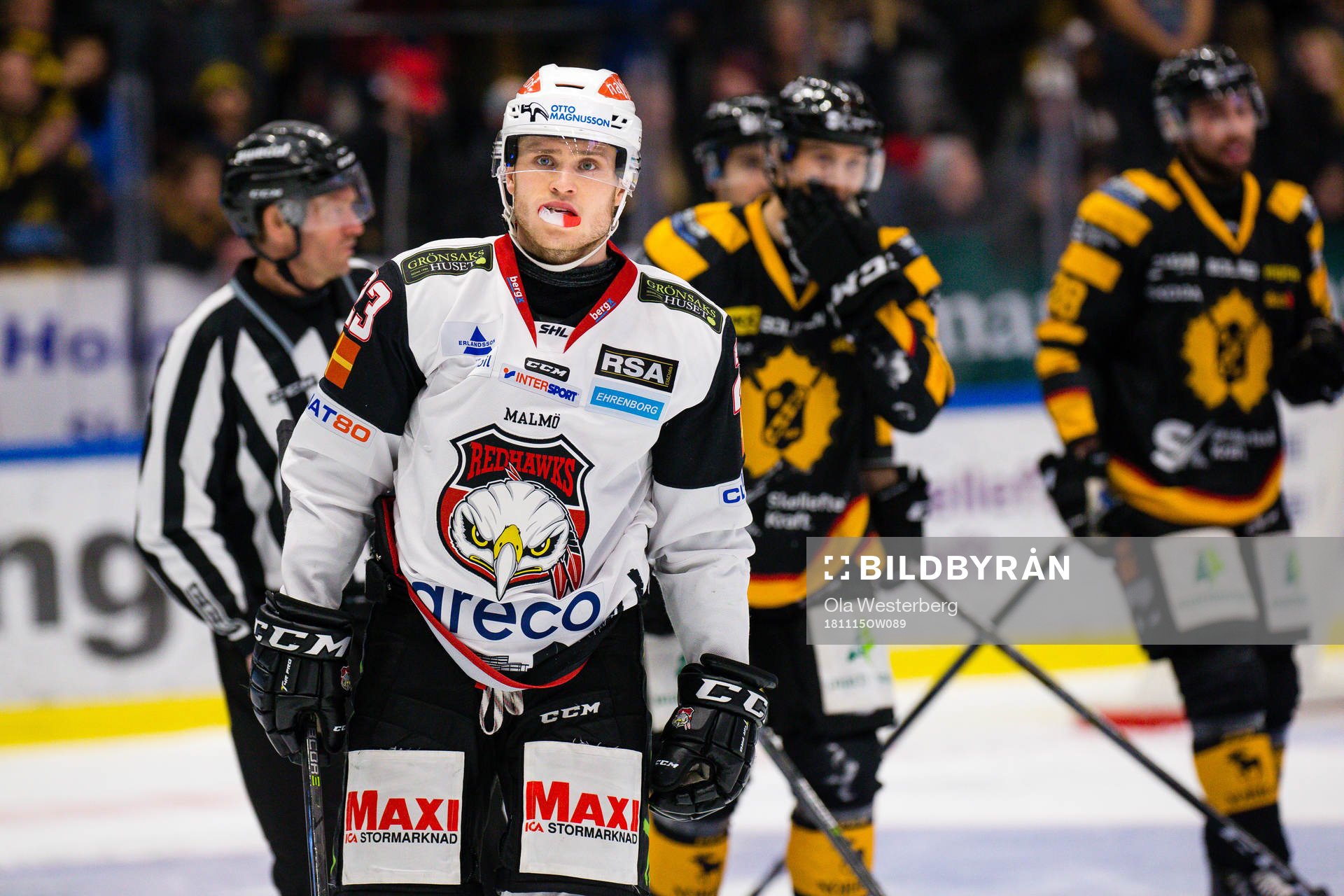 Malmö Redhawks Christoffer Forsberg  deppar