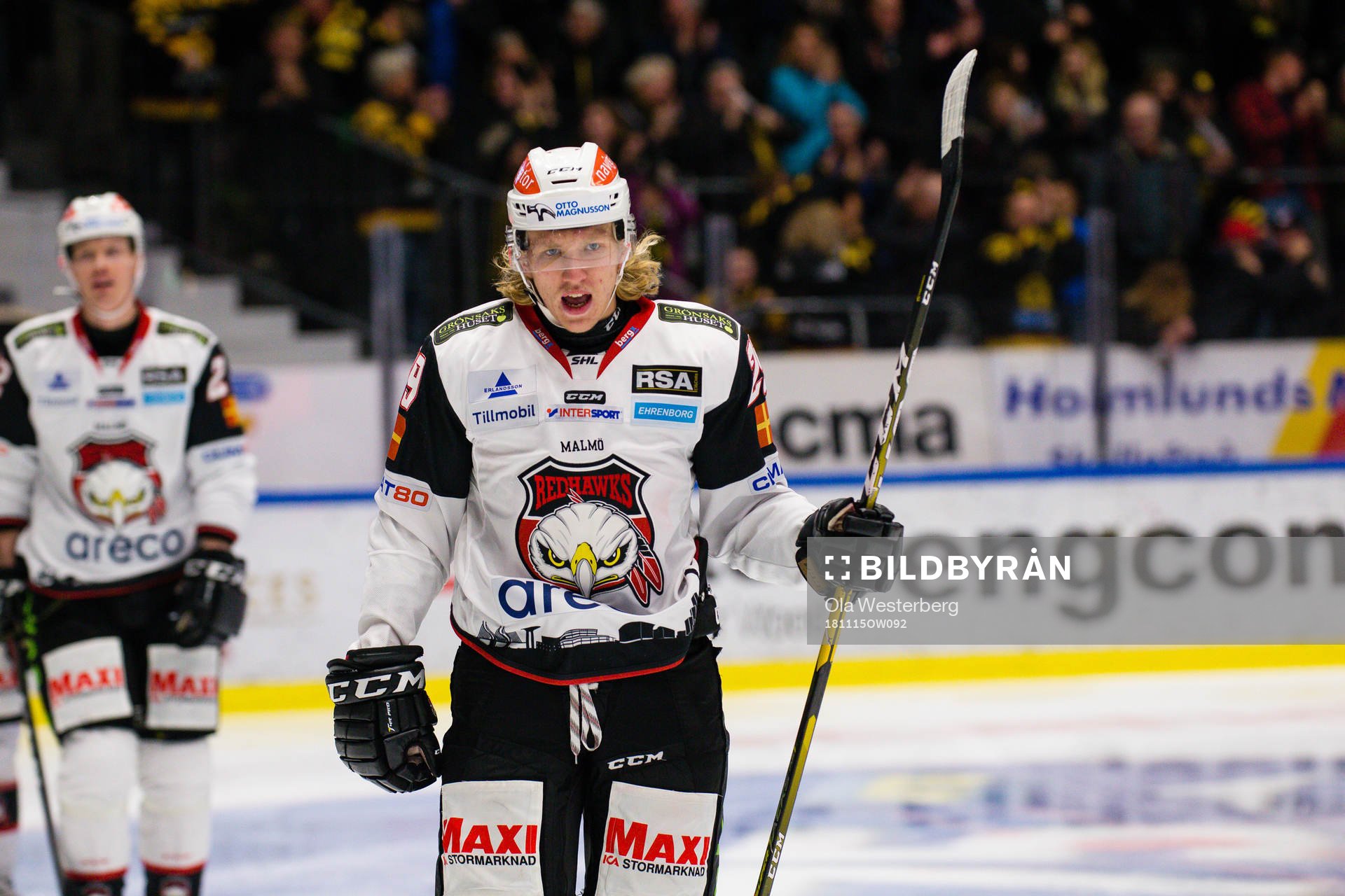 Malmö Redhawks Marcus Sylvegård  deppar