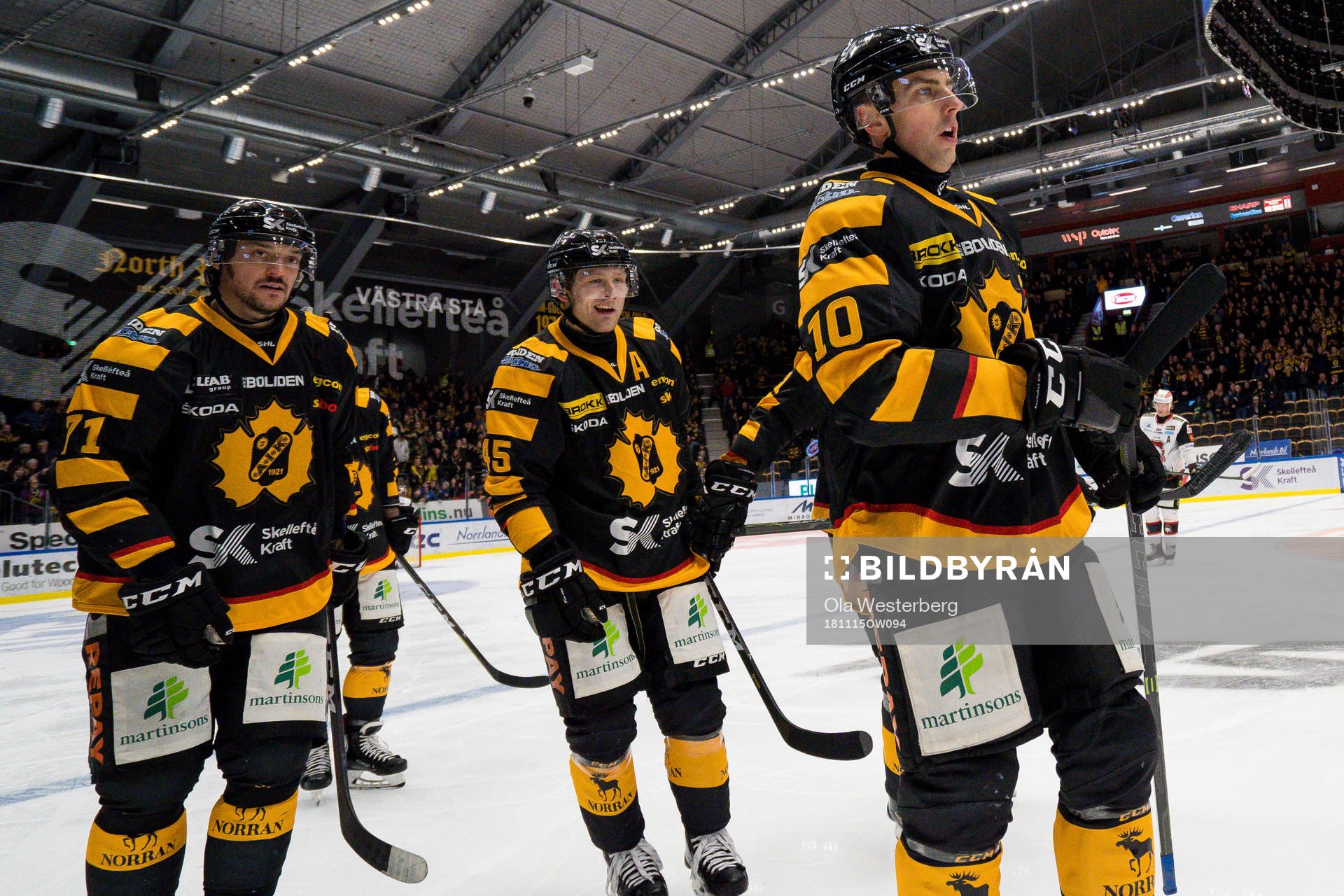 Skellefteås Joakim Lindström , Oscar Möller och
