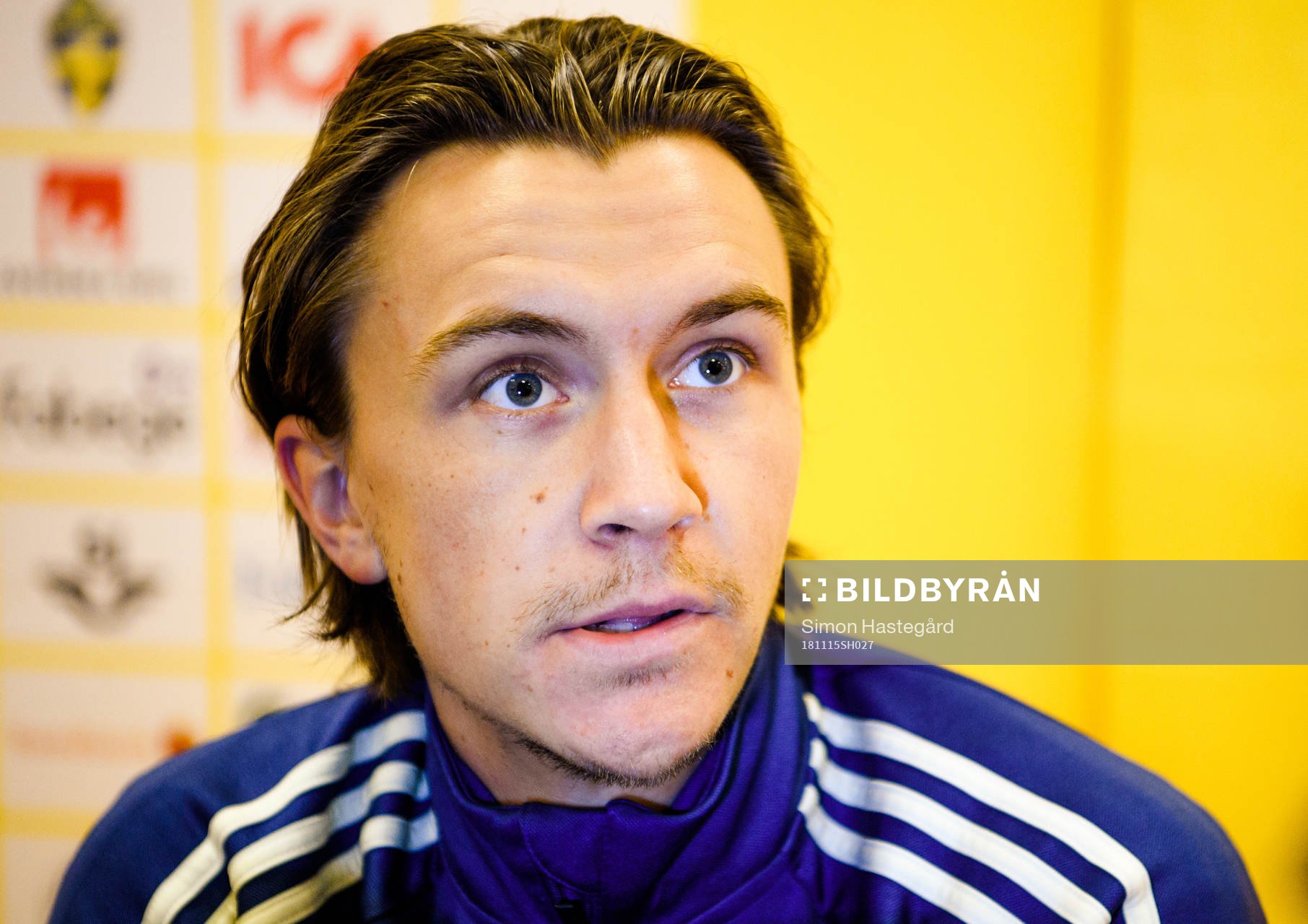 Kristoffer Olsson i mixed zone
