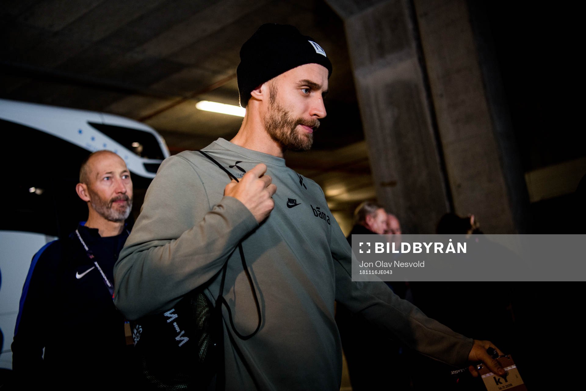 Tore Reginiussen of Norway arrives