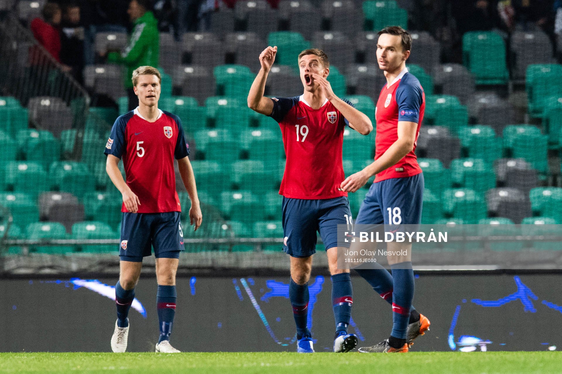 Sigurd Rosted, Markus Henriksen and Ole Kristian Selnæs of