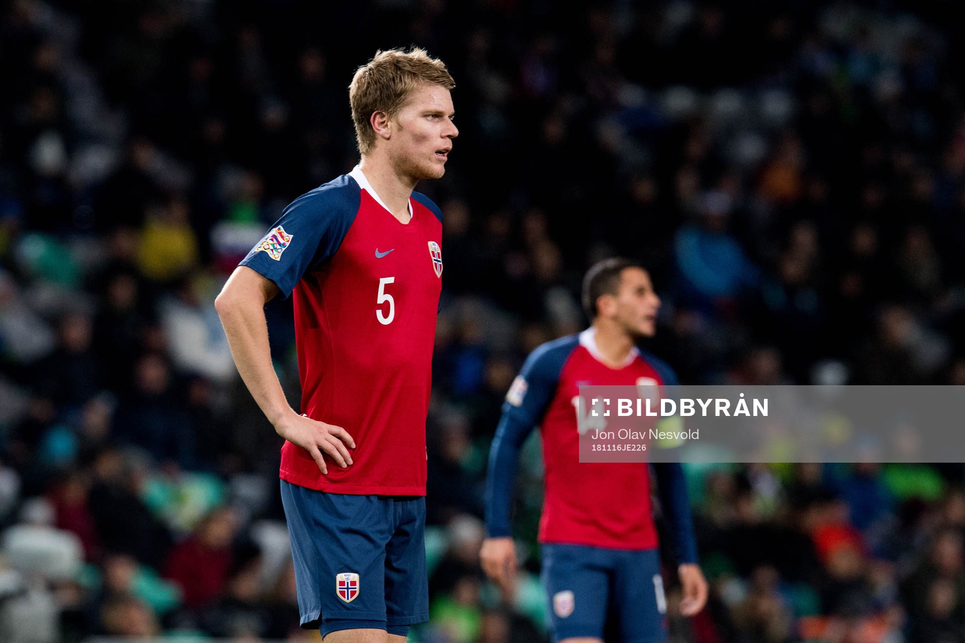 Sigurd Rosted and Omar Elabdellaoui of Norway