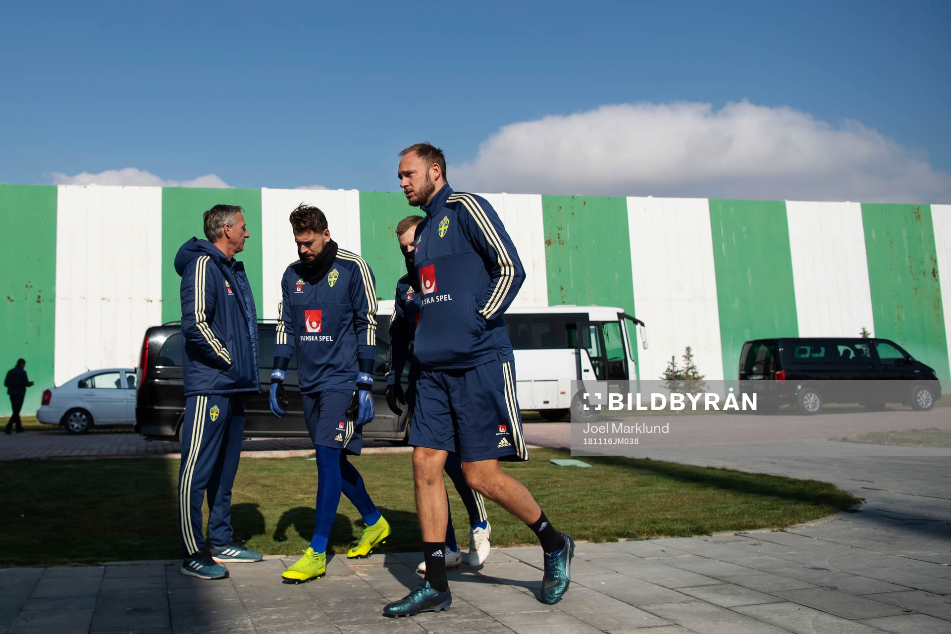 Kristoffer Nordfeldt and Andreas Granqvist of Sweden
