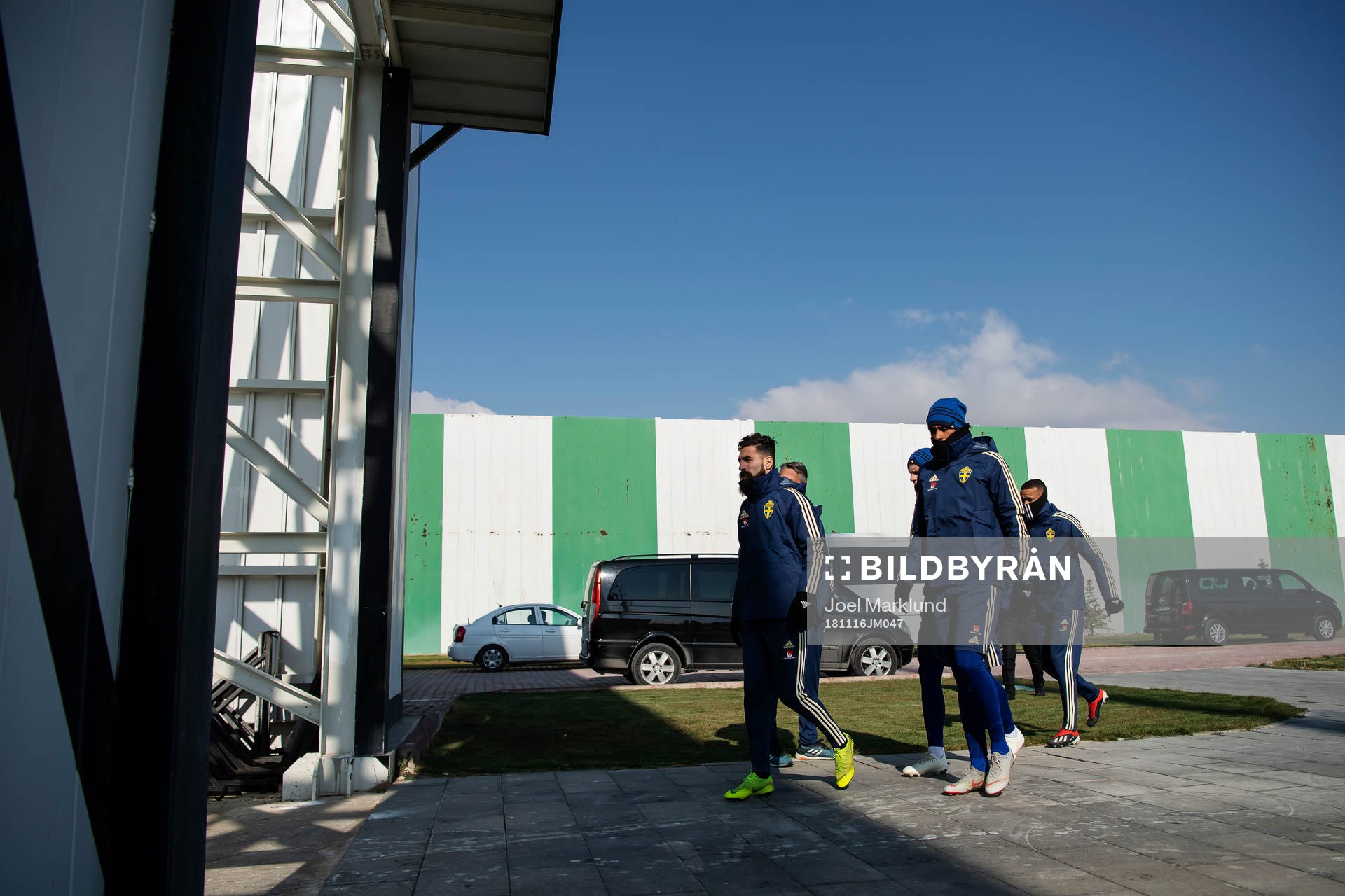 Jimmy Durmaz, Isaac Kiese Thelin and Robin Quaison of Sweden