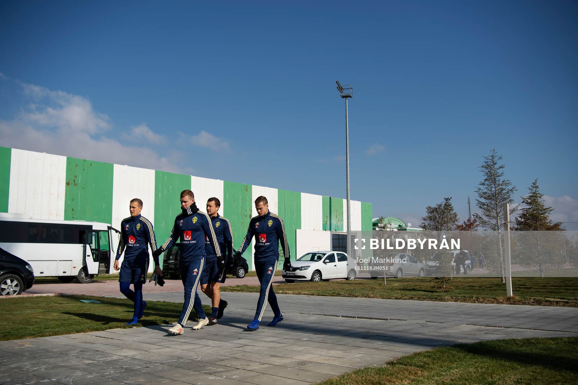 Karl-Johan Johnsson, Emil Krafth, Jakob Johansson and