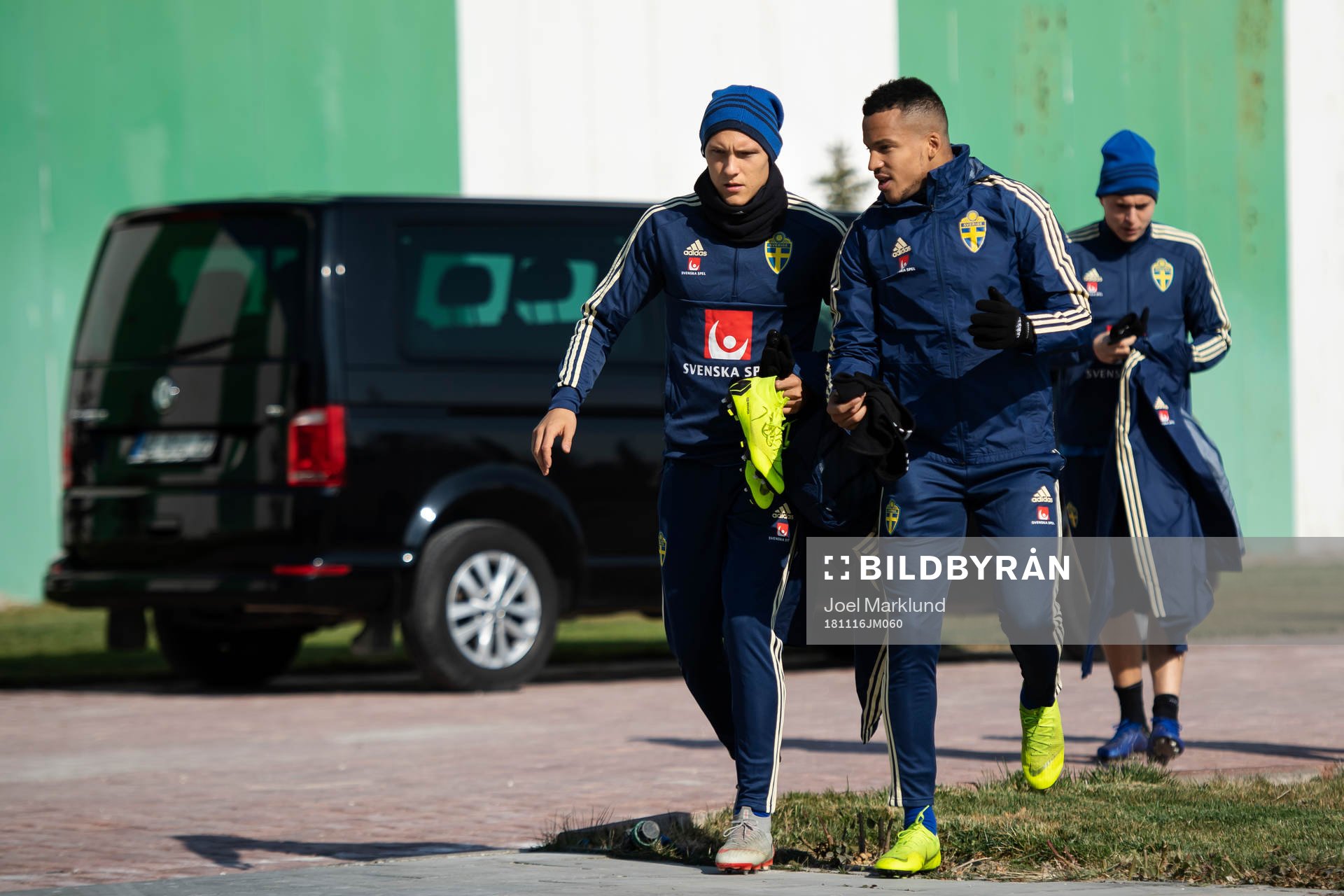 Ludwig Augustinsson and Martin Olsson of Sweden