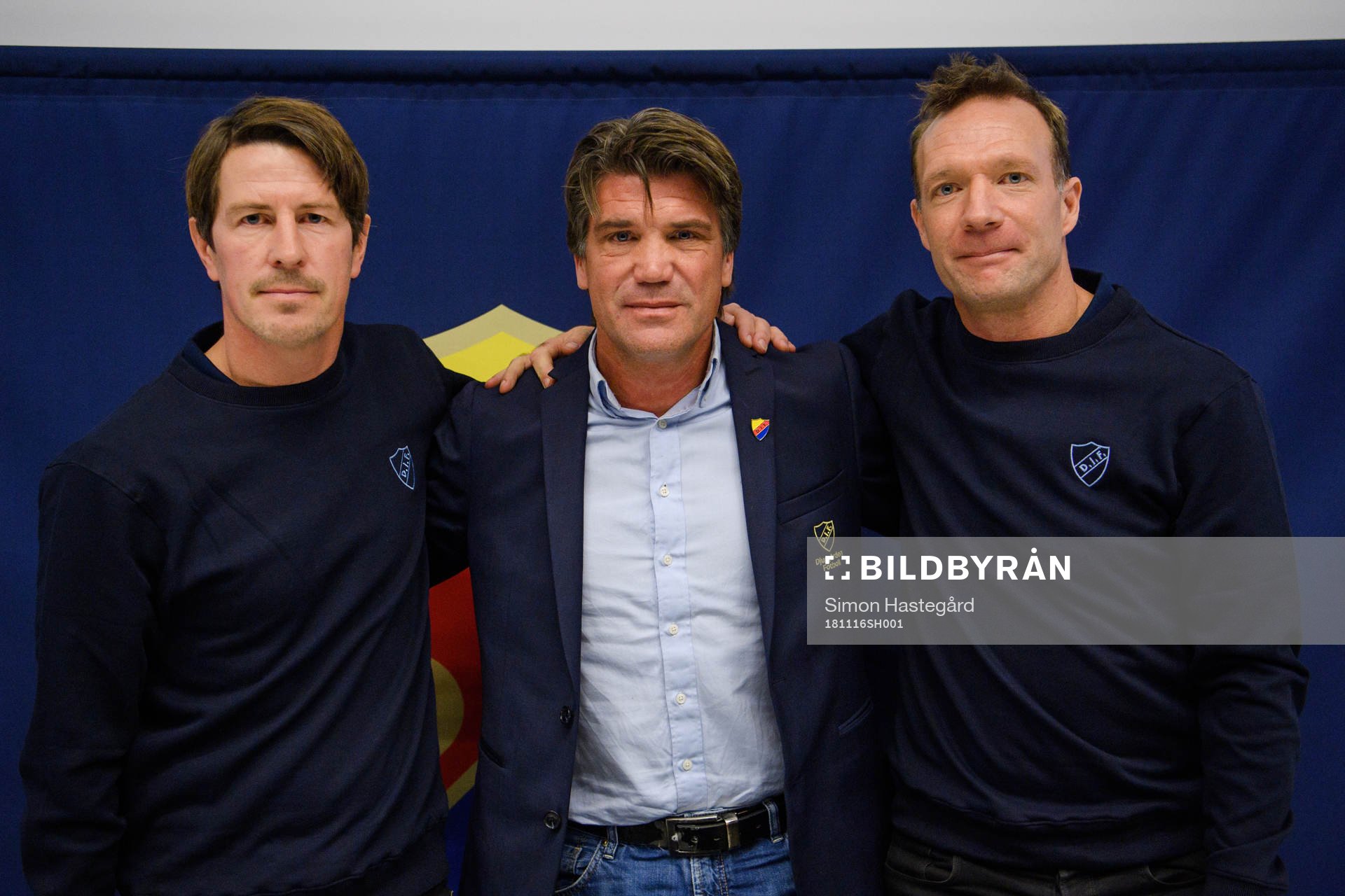 Djurgårdens sportchef Bosse Andersson presenterar Kim