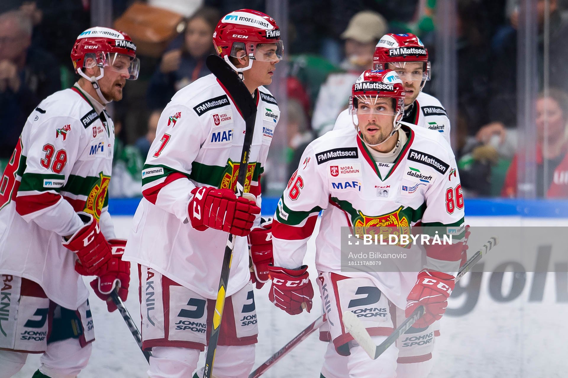 1 under ishockeymatchen i SHL mellan Rögle och Mora
