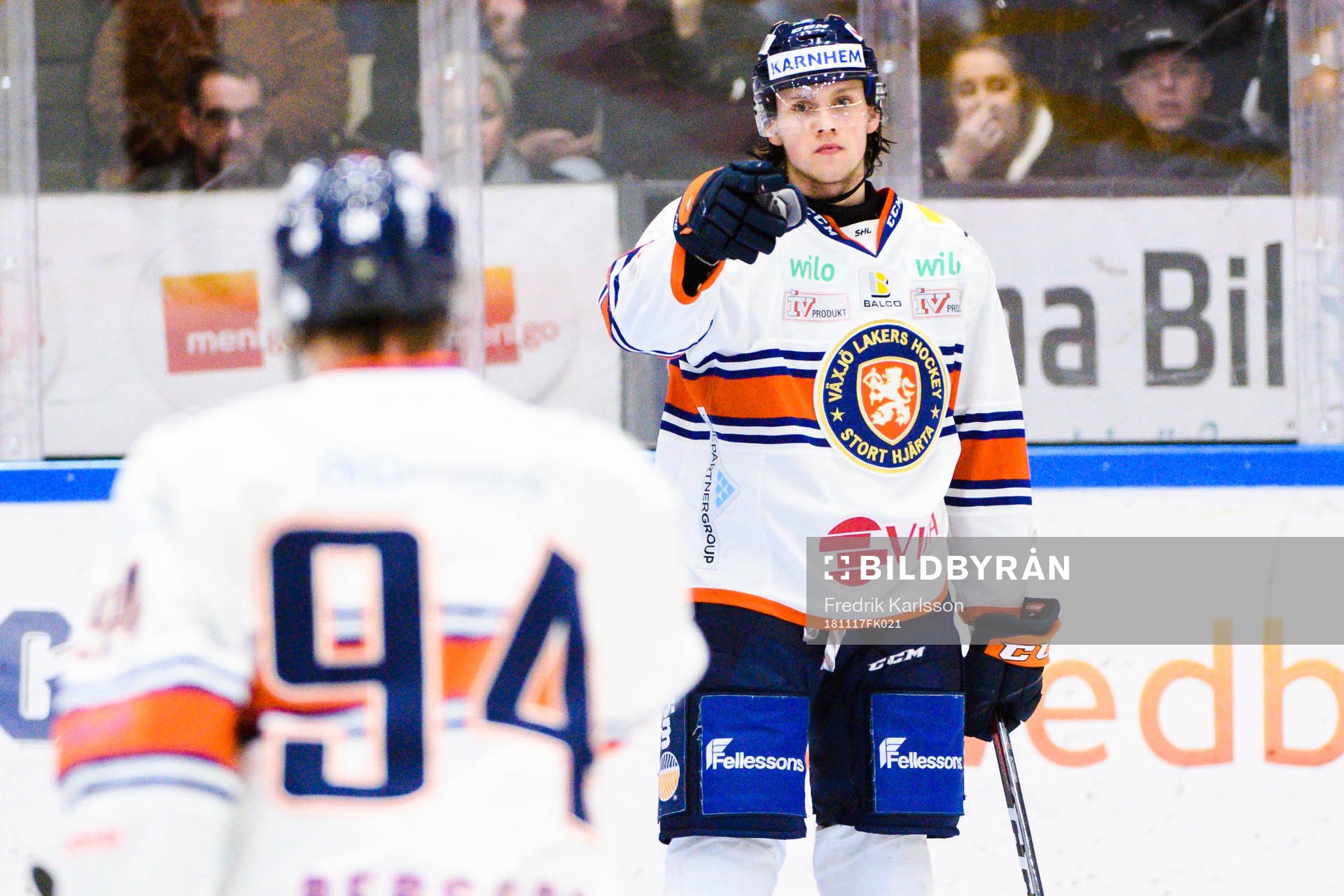 Växjös Dominik Bokk jublar