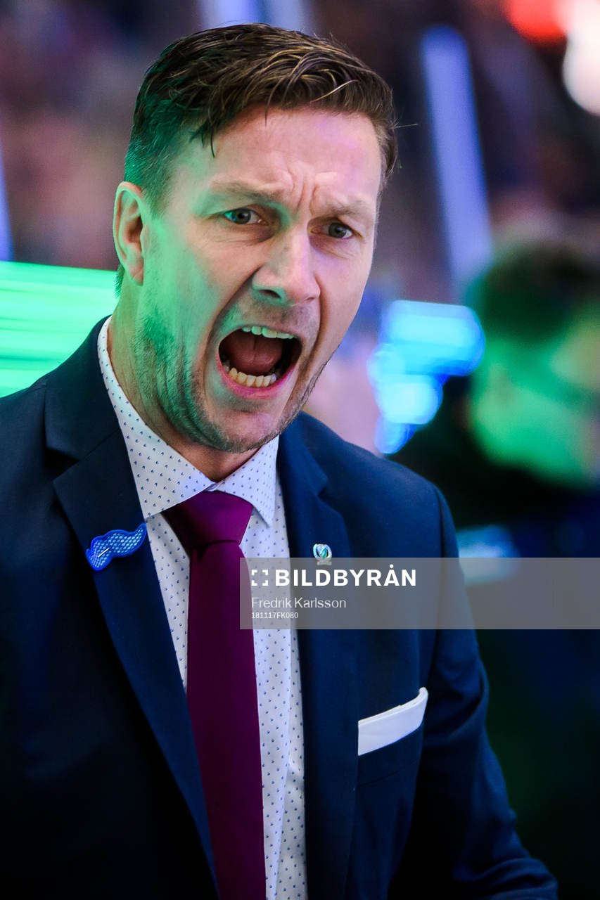 Färjestads tränare Johan Pennerborn
