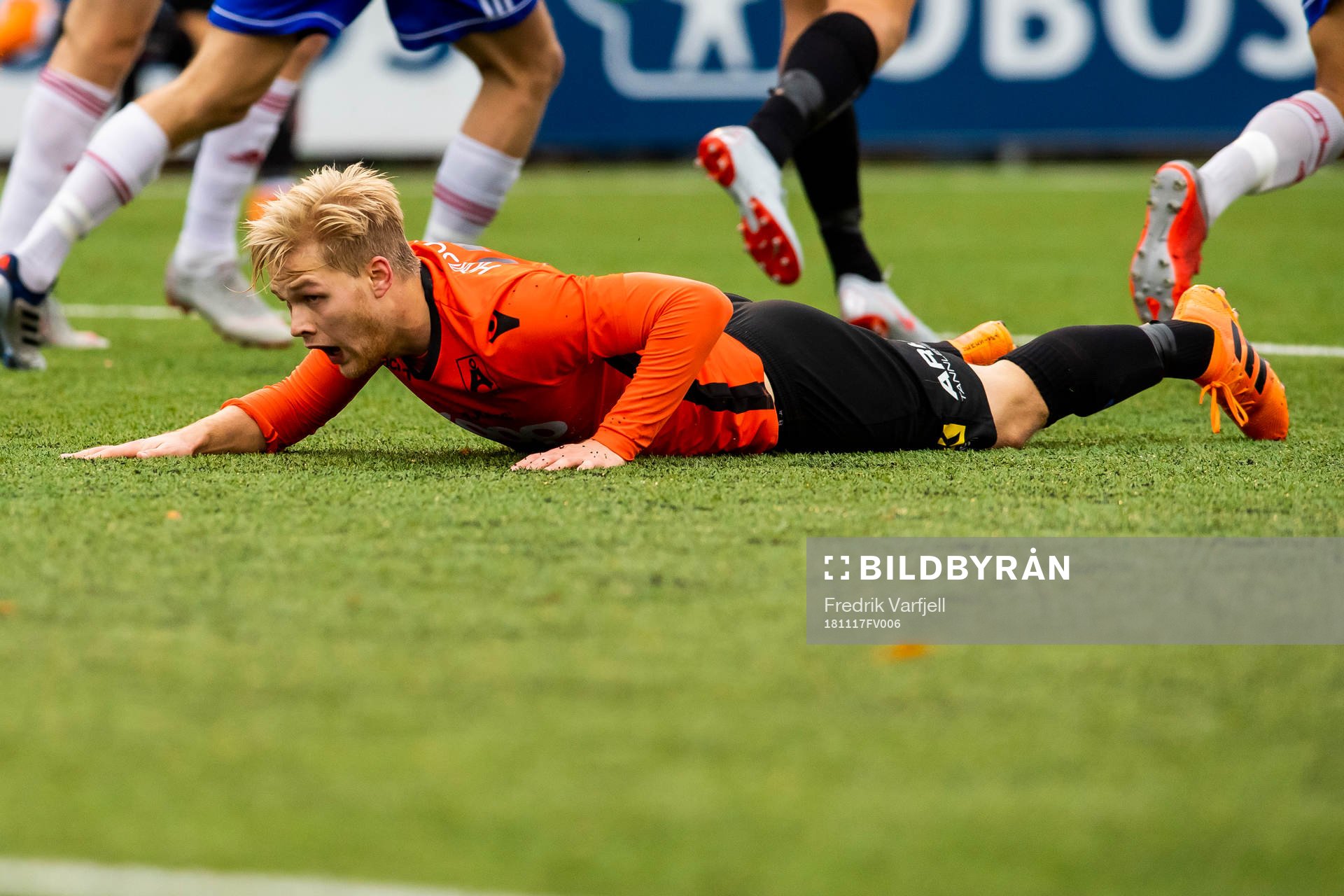 Håkon Lorentzen of Åsane reacts