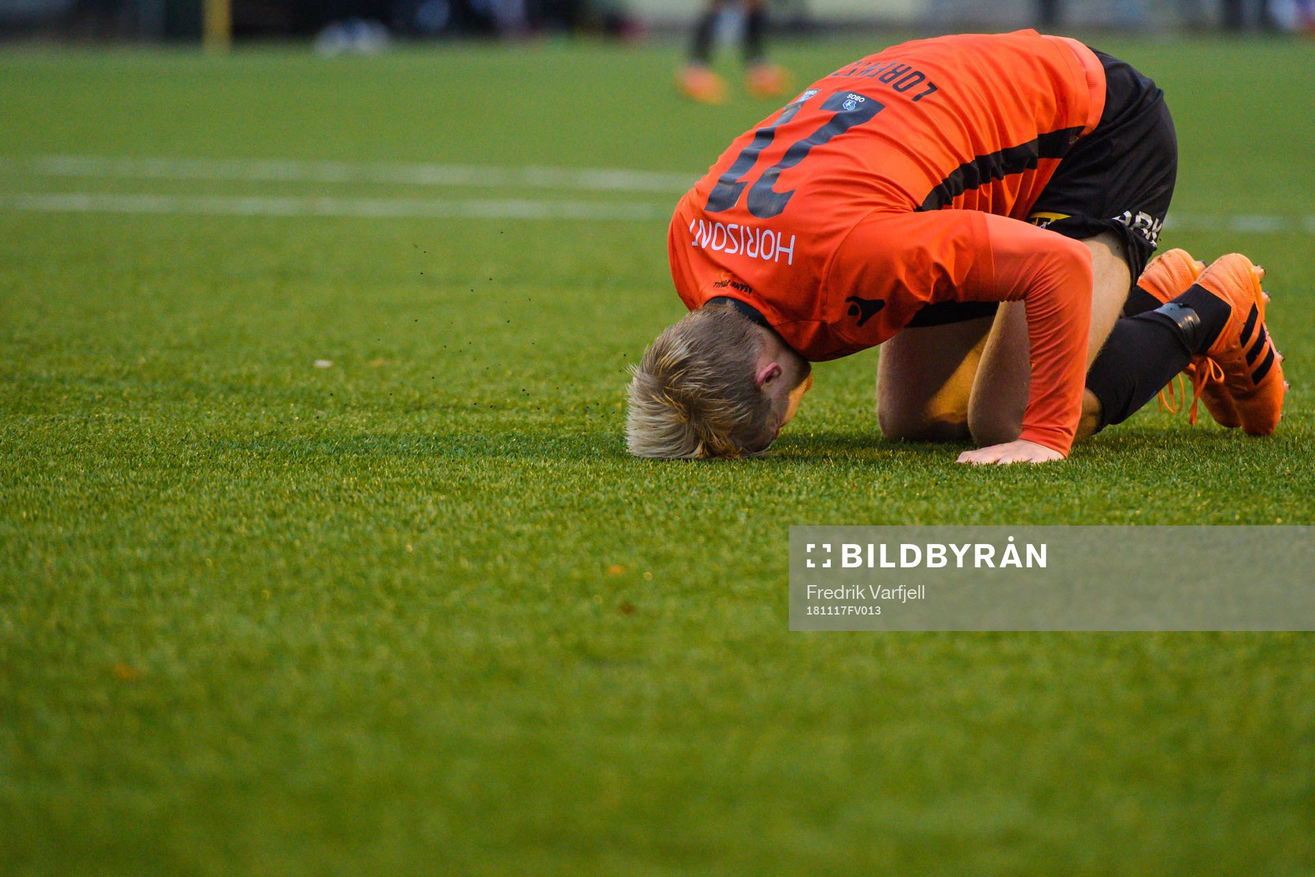 Håkon Lorentzen of Åsane looks dejected