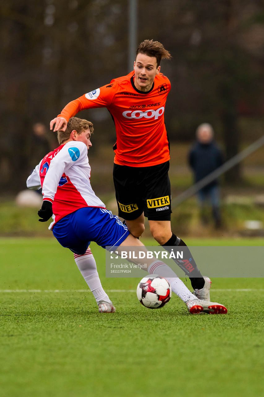 Tore André Sørås of KFUM and Martin Ueland of Åsane