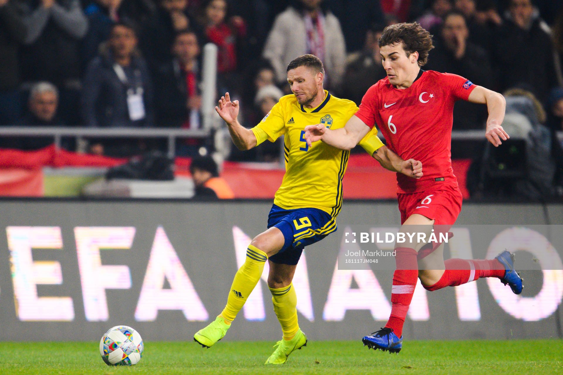 Martin Olsson of Sweden and Cenk Tosun of Turkey