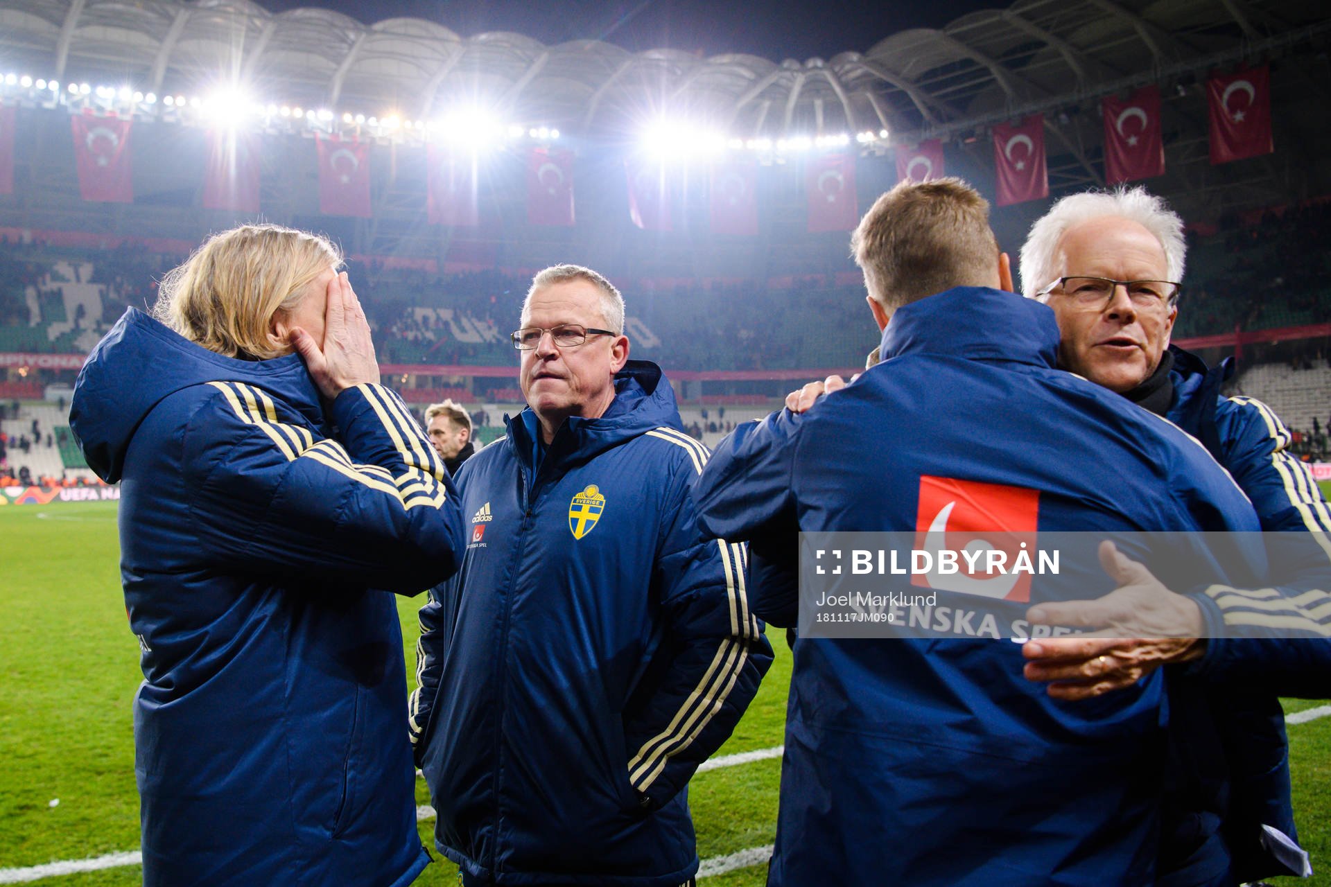 Team manager Stefan Pettersson and head coach Janne