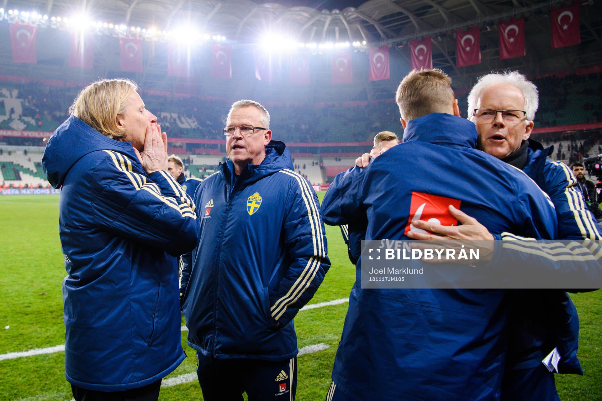 Team manager Stefan Pettersson and head coach Janne