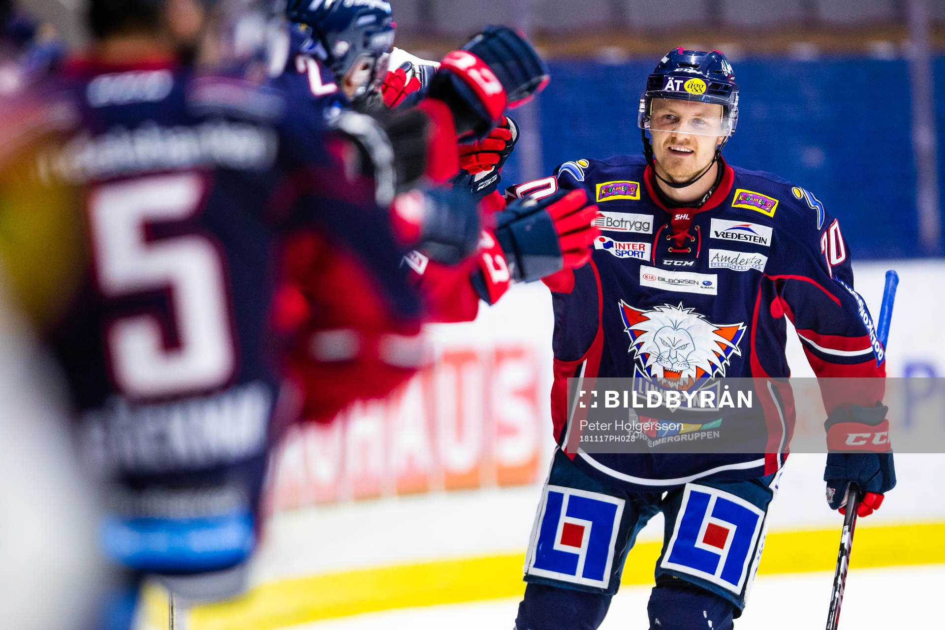 Linköpings Nick Sörensen jublar