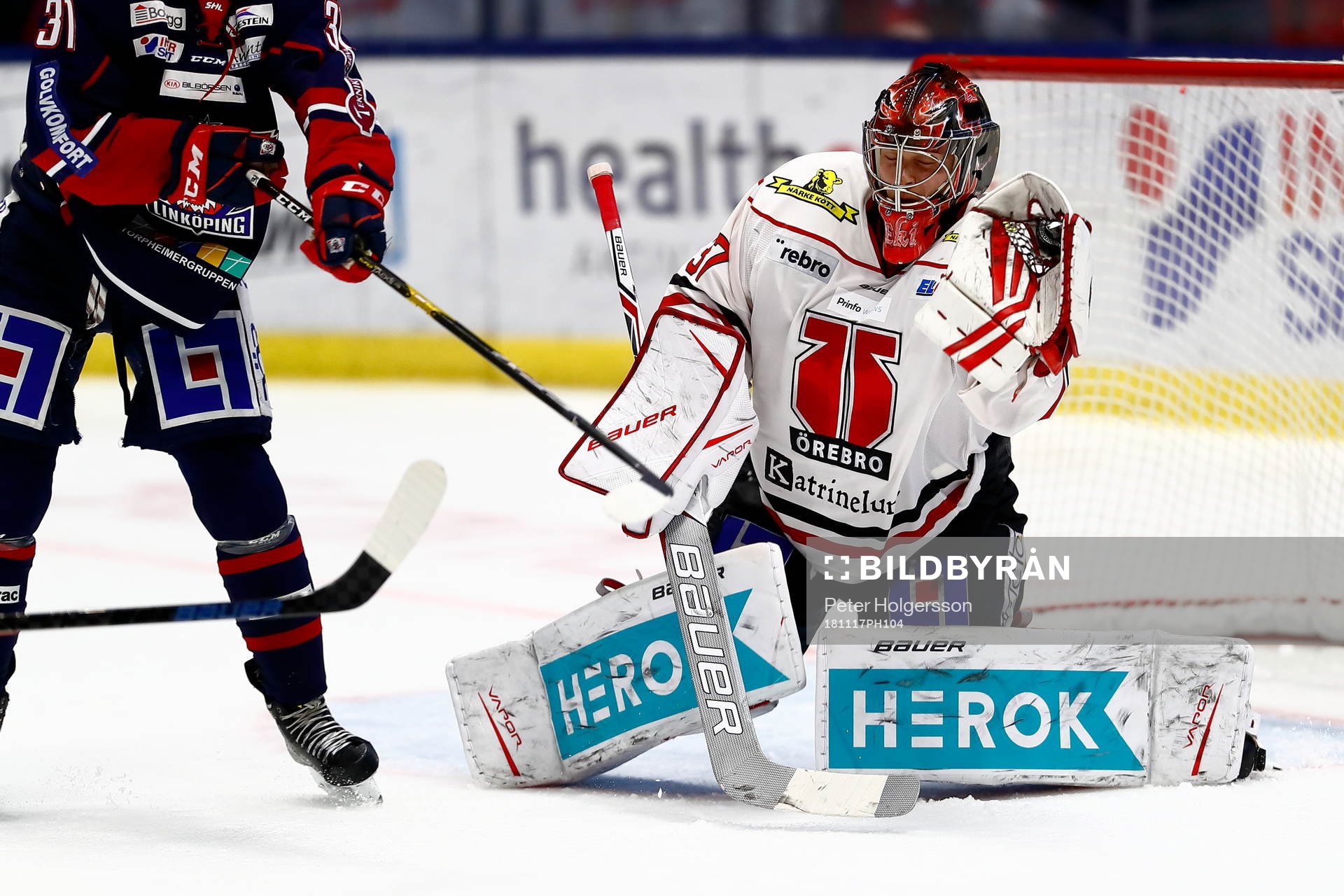 Örebros Örebros målvakt Eero Kilpeläinen