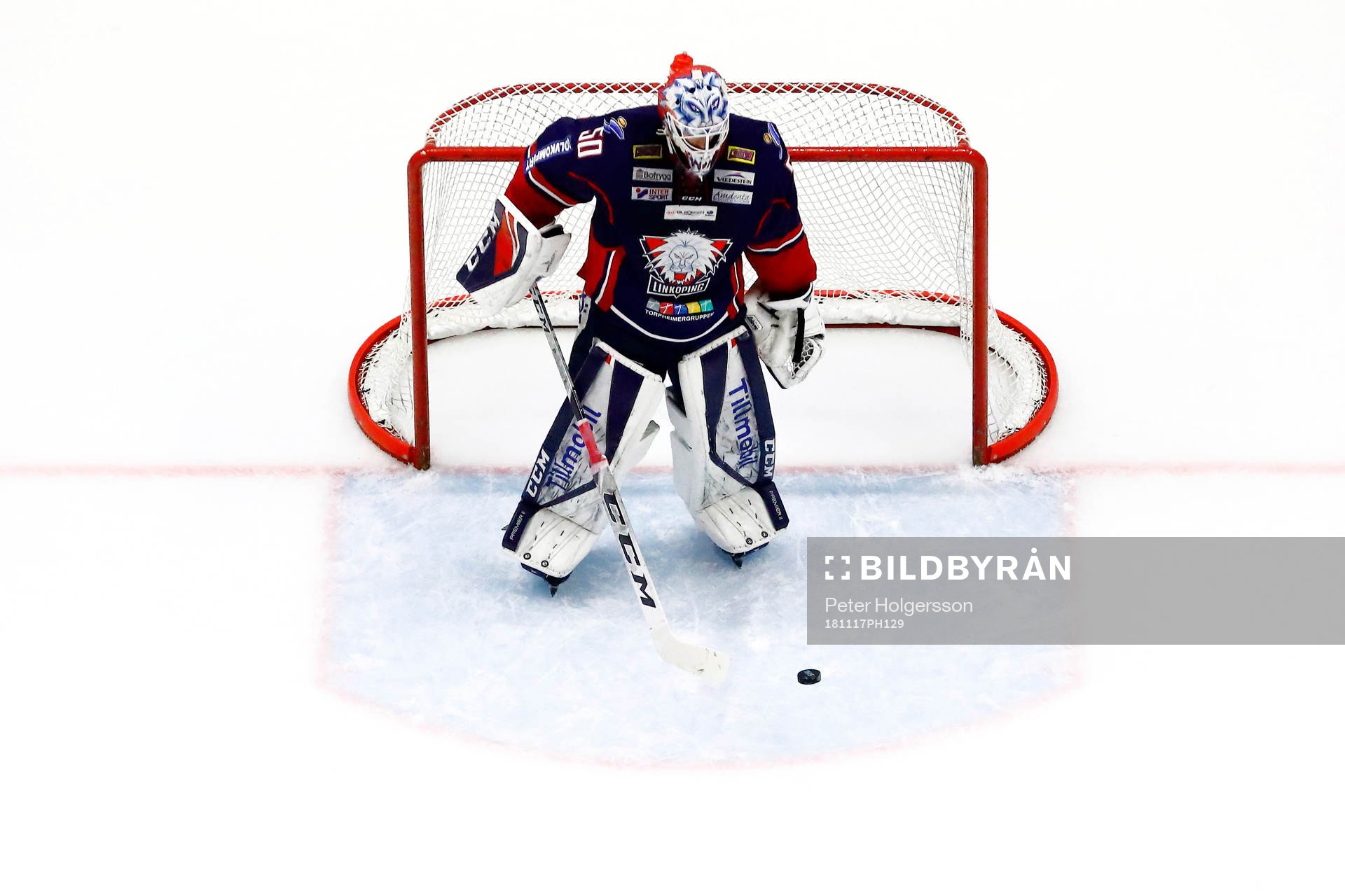 Linköpings målvakt Jonas Gustavsson deppar