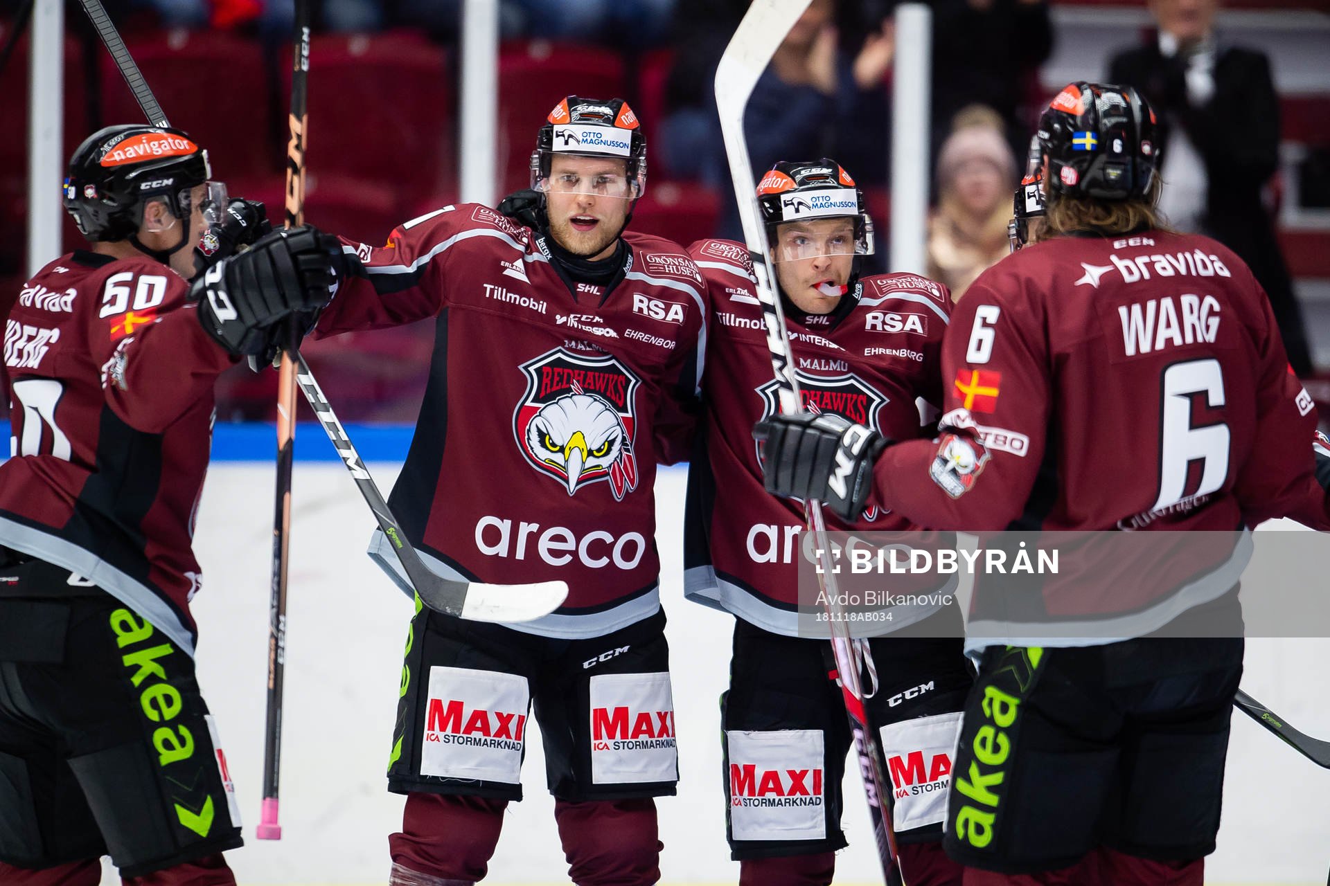 Malmö Redhawks Martin Janohls jublar