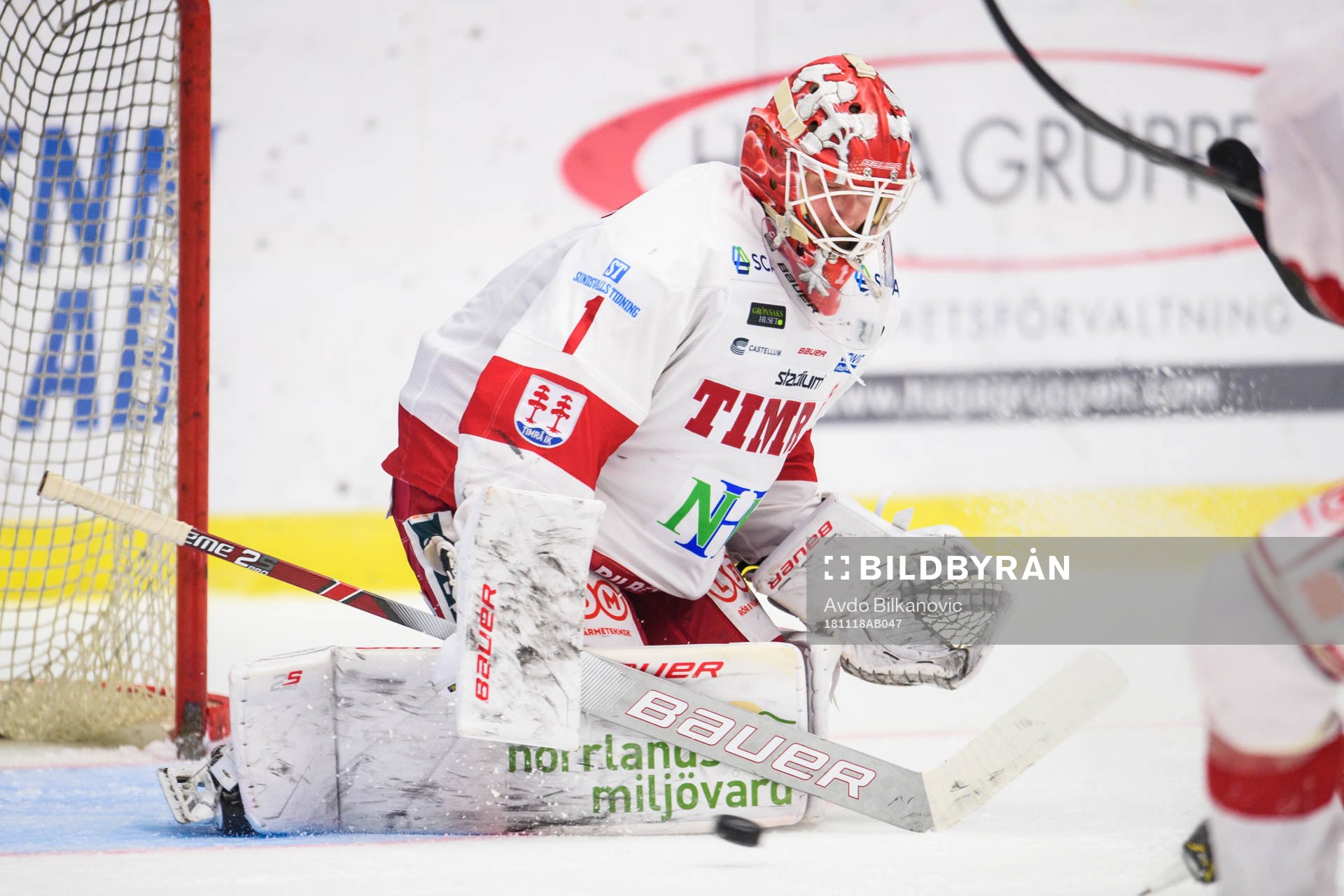 Timrås målvakt Victor Brattström