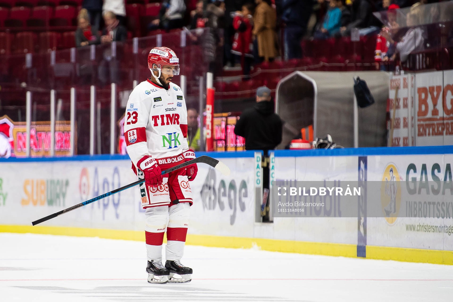 Malmö Redhawks Christoffer Forsberg deppar