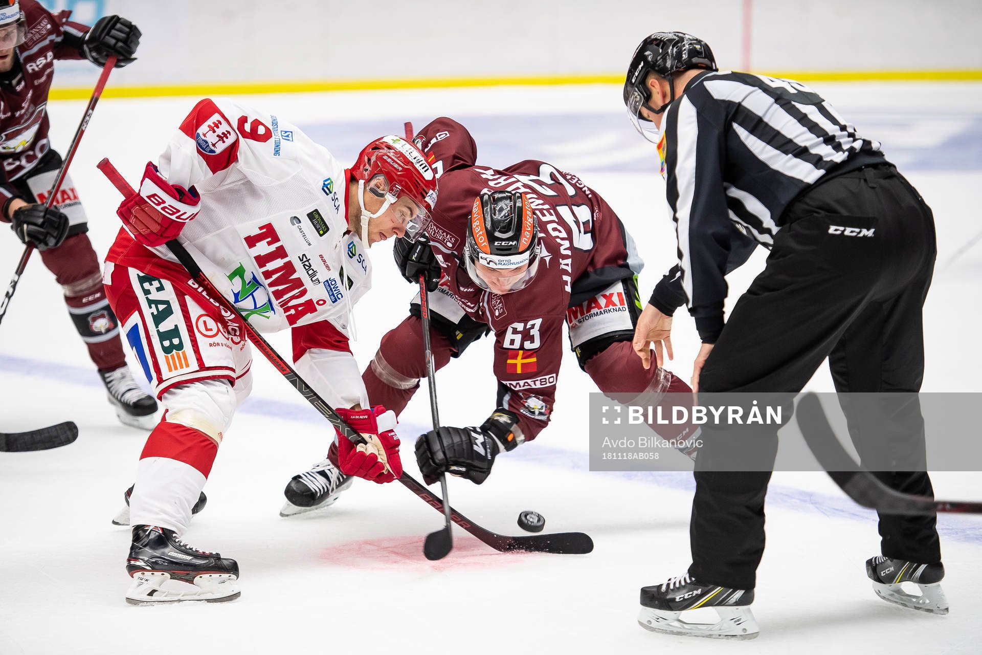 Malmö Redhawks Fredrik Händemark och Timrås Rickard