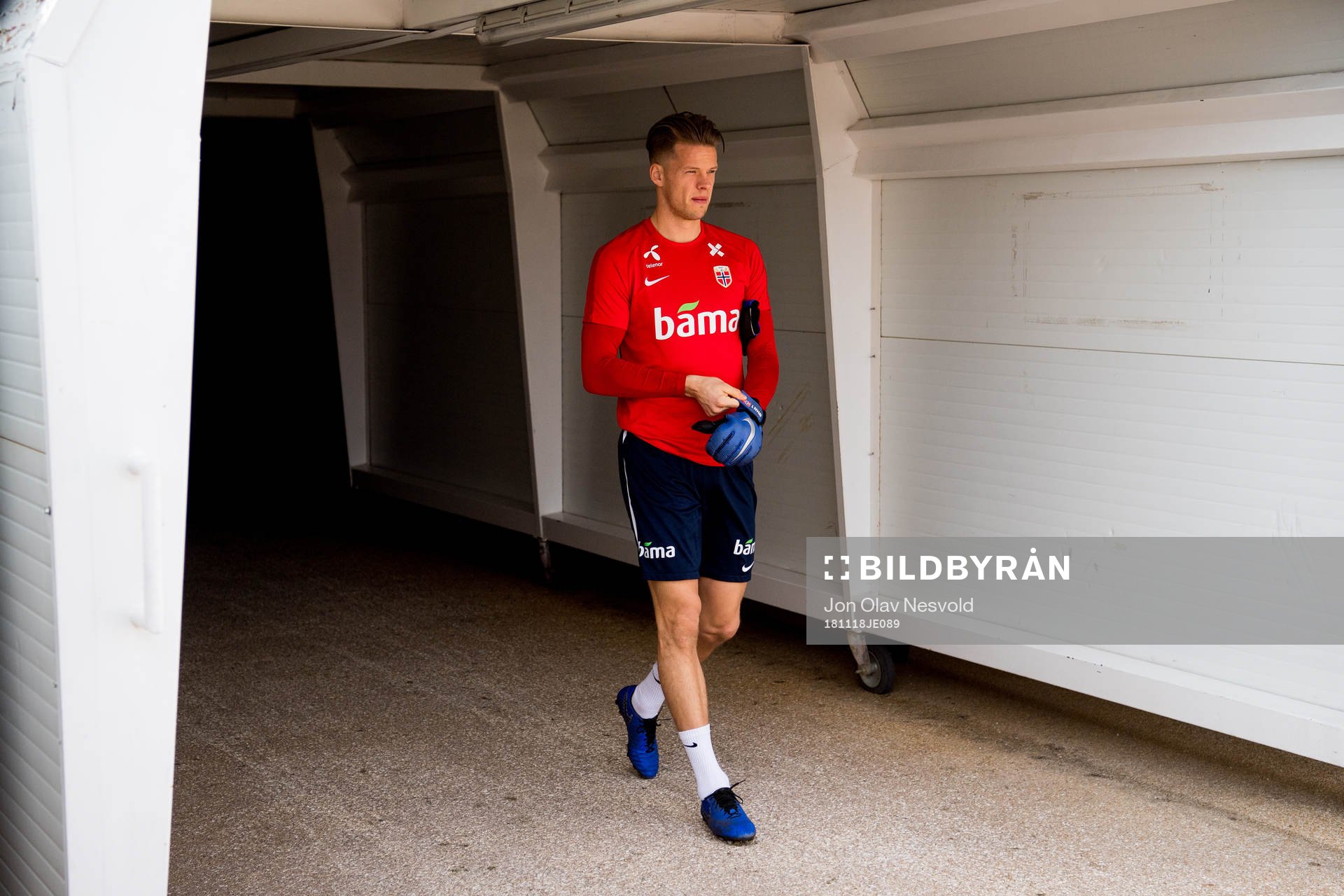 Goalkeeper Ørjan Håskjold Nyland of Norway