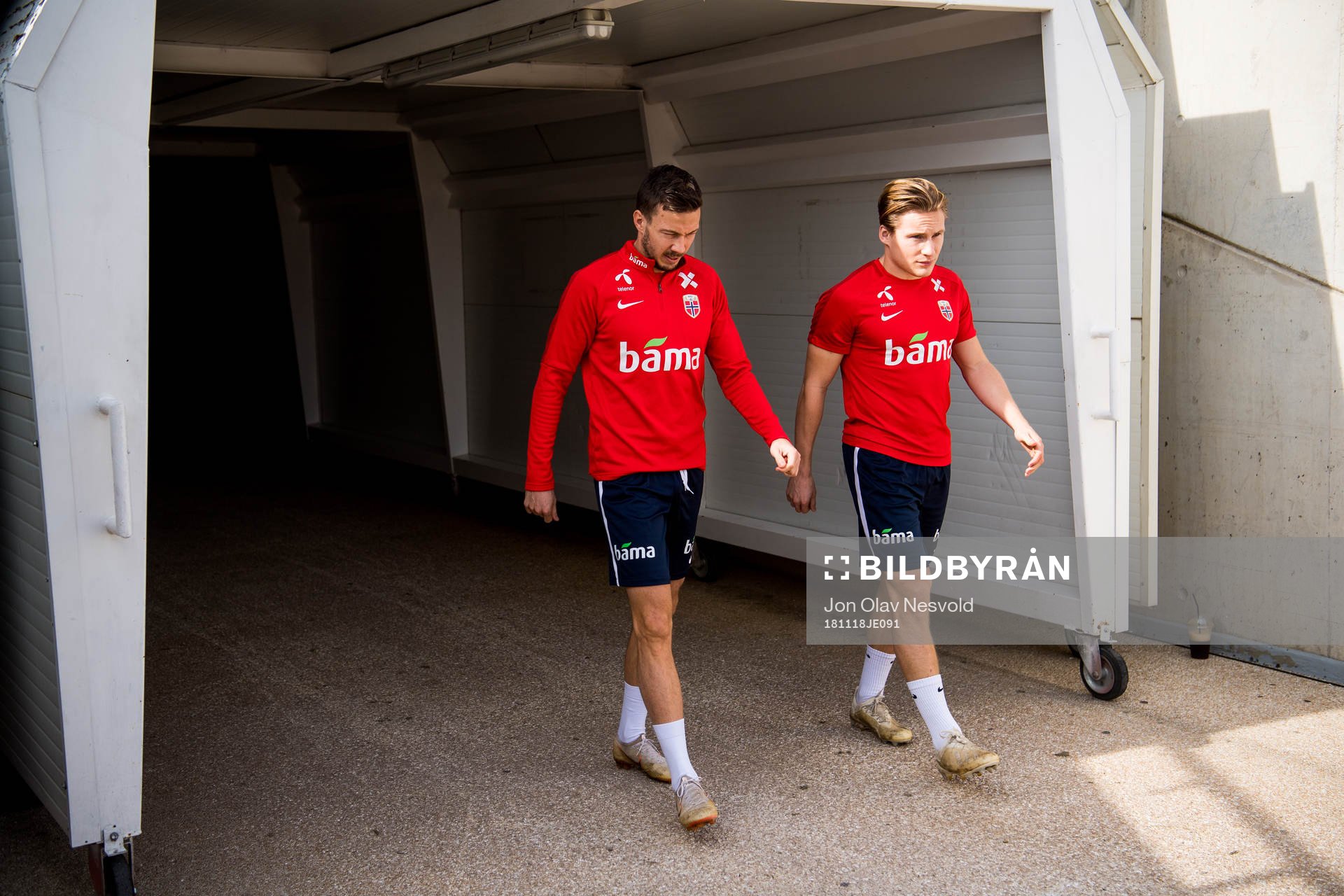 Martin Linnes and Jonas Svensson of Norway