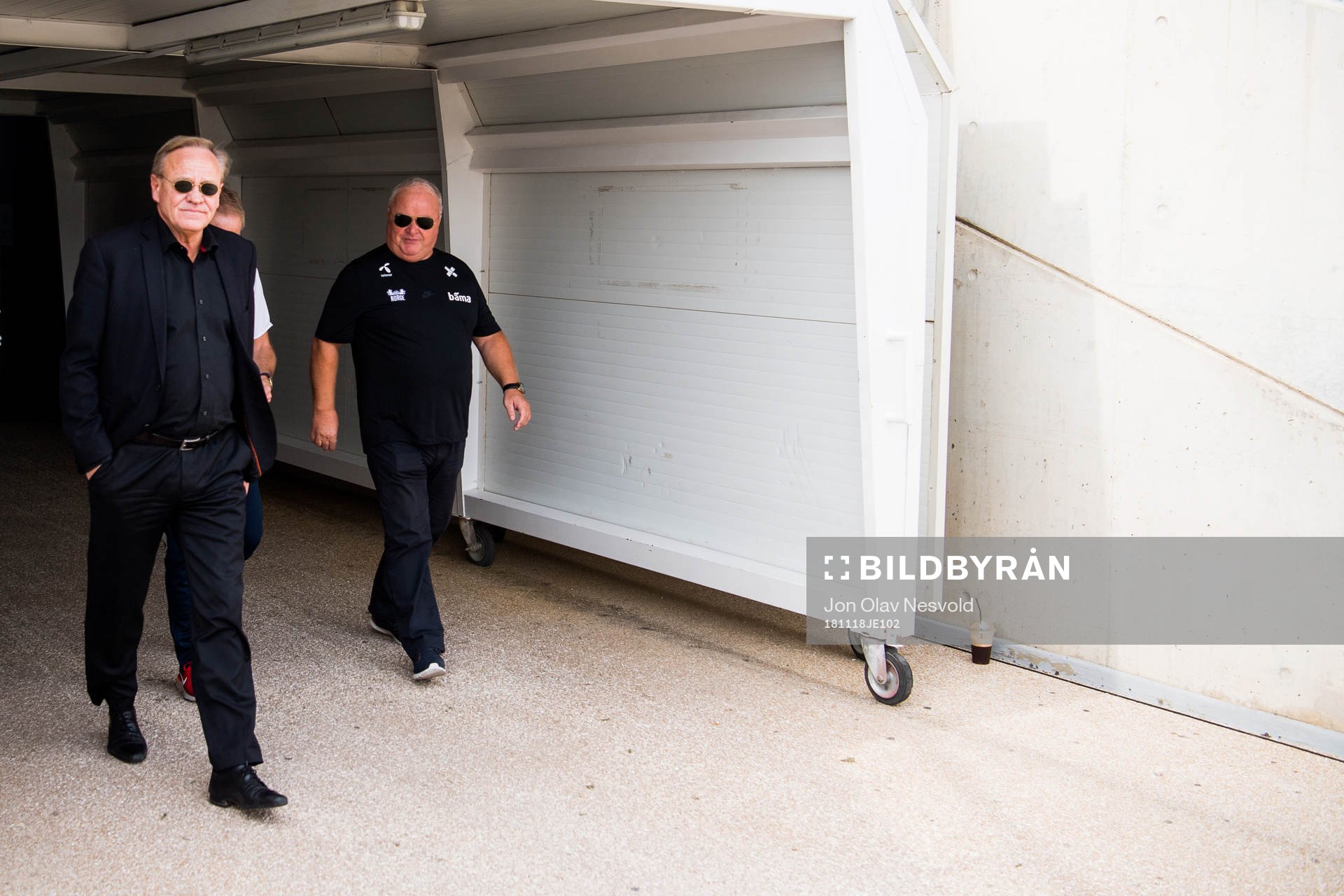 Geir Ellefsen, head of security, and Terje Svendsen,