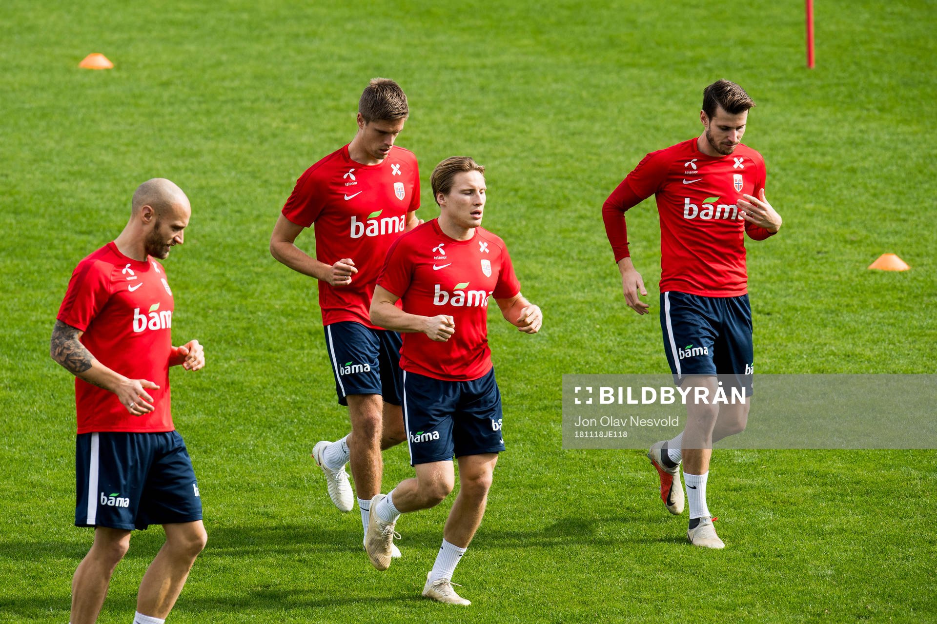 Tore Reginiussen, Markus Henriksen, Jonas Svensson and