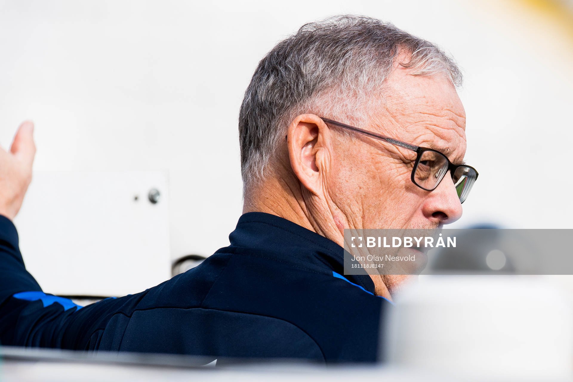 Lars Lagerbäck, head coach of Norway