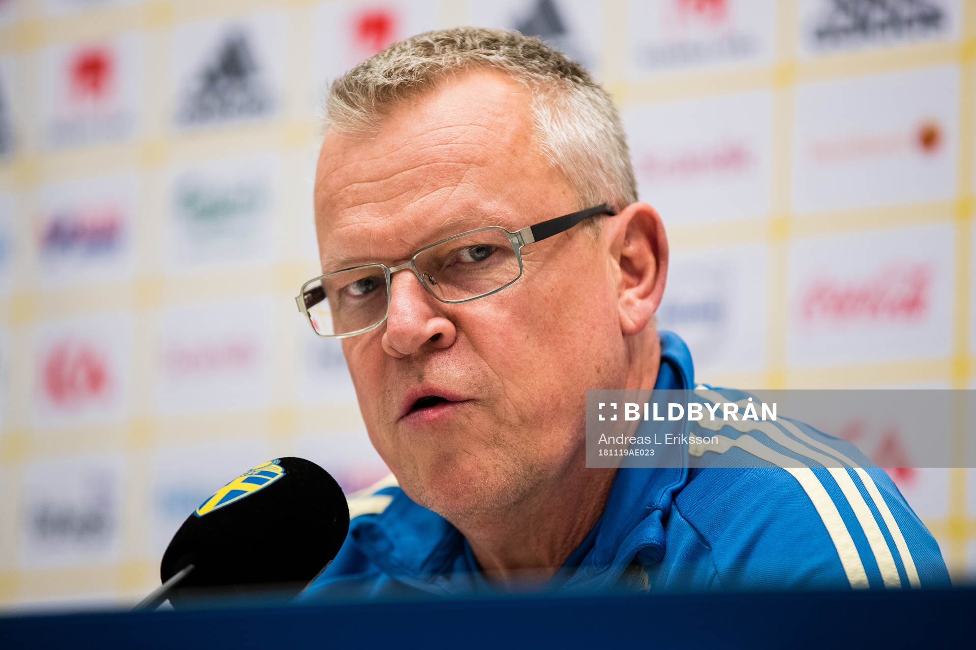 Head coach Janne Andersson of Sweden