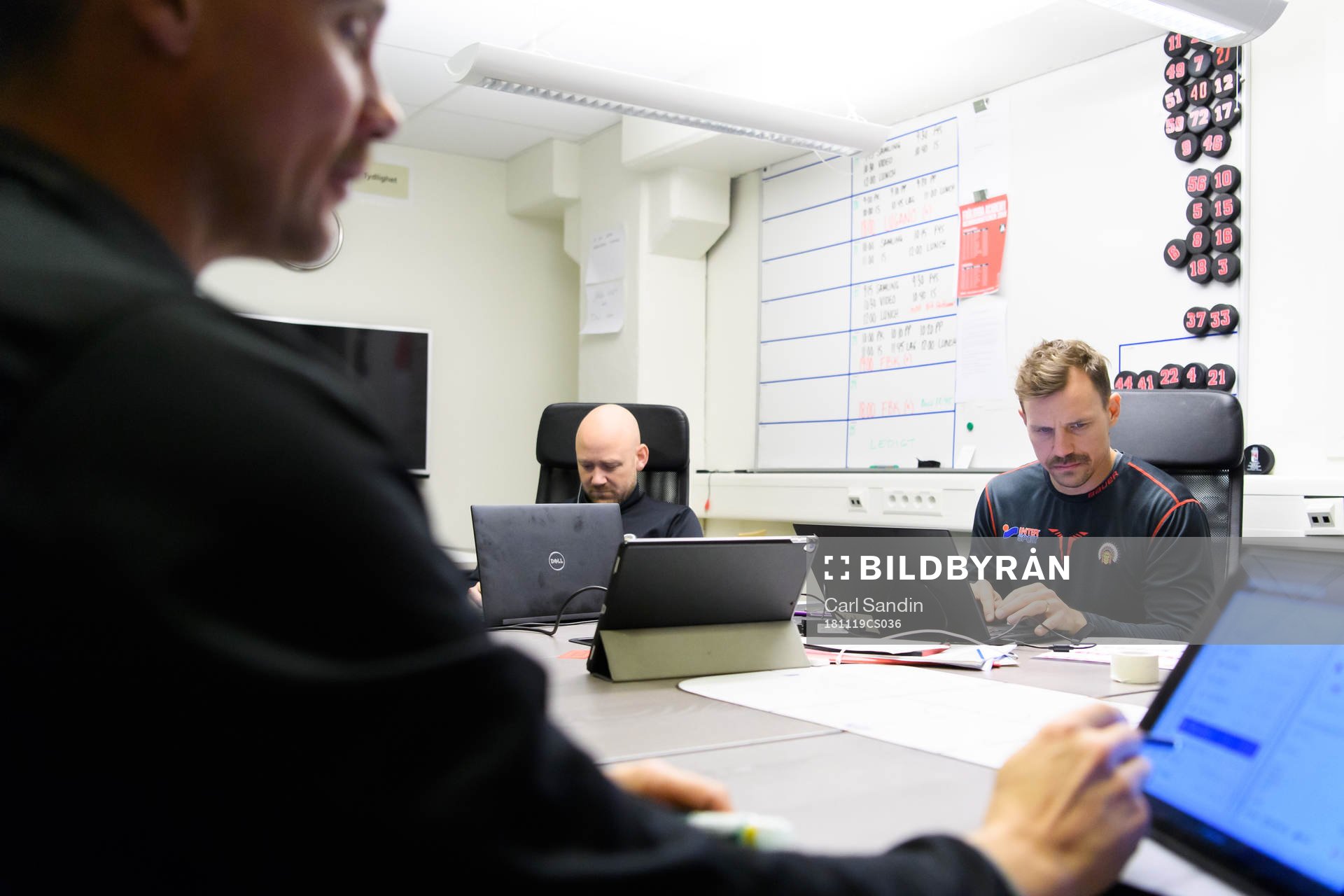 Frölundas målvaktstränare Kristoffer Martin och