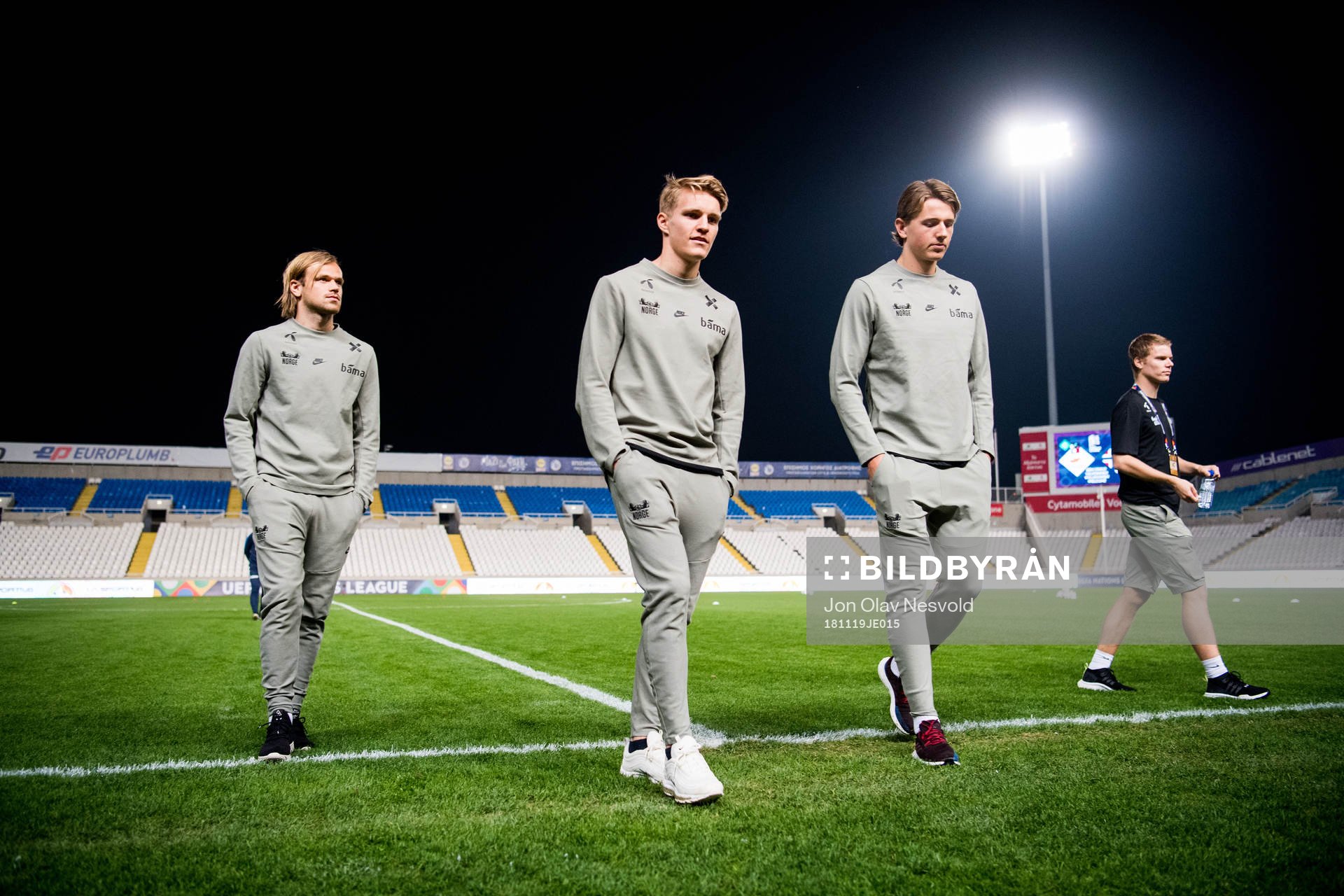 Iver Fossum, Martin Ødegaard, Sander Berge and Markus