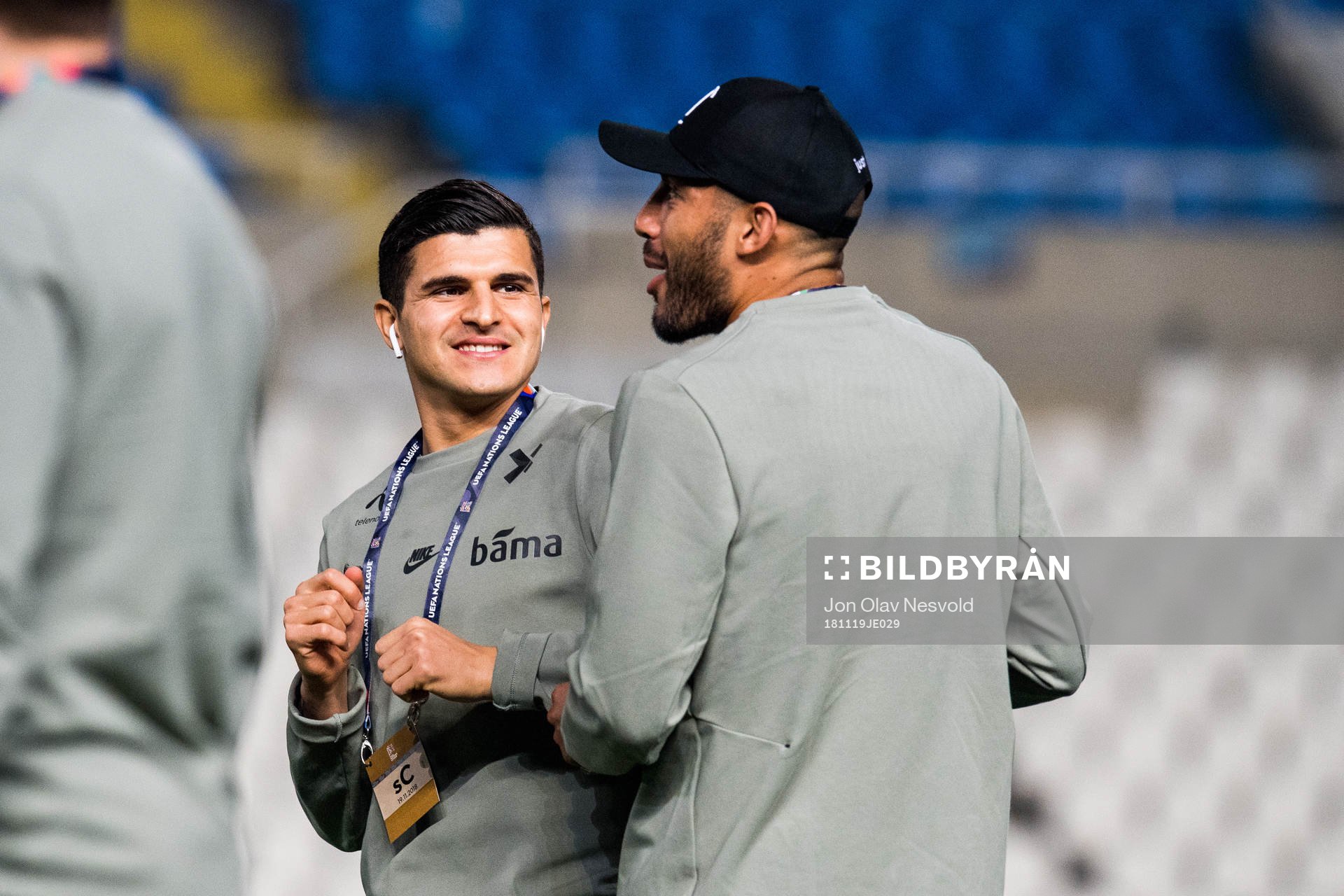 Tarik Elyounoussi and Haitam Aleesami of Norway