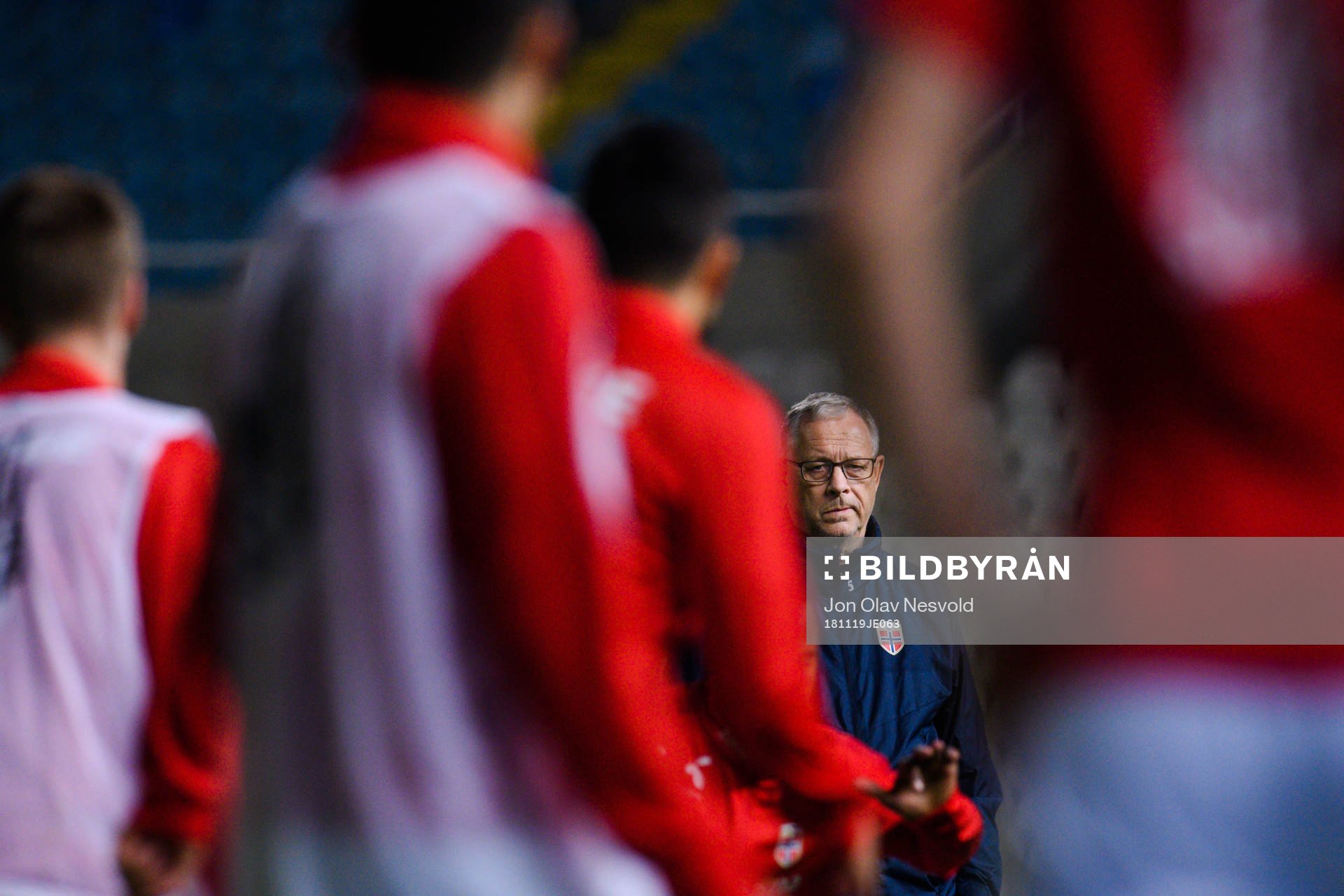 Lars Lagerbäck, head coach of Norway