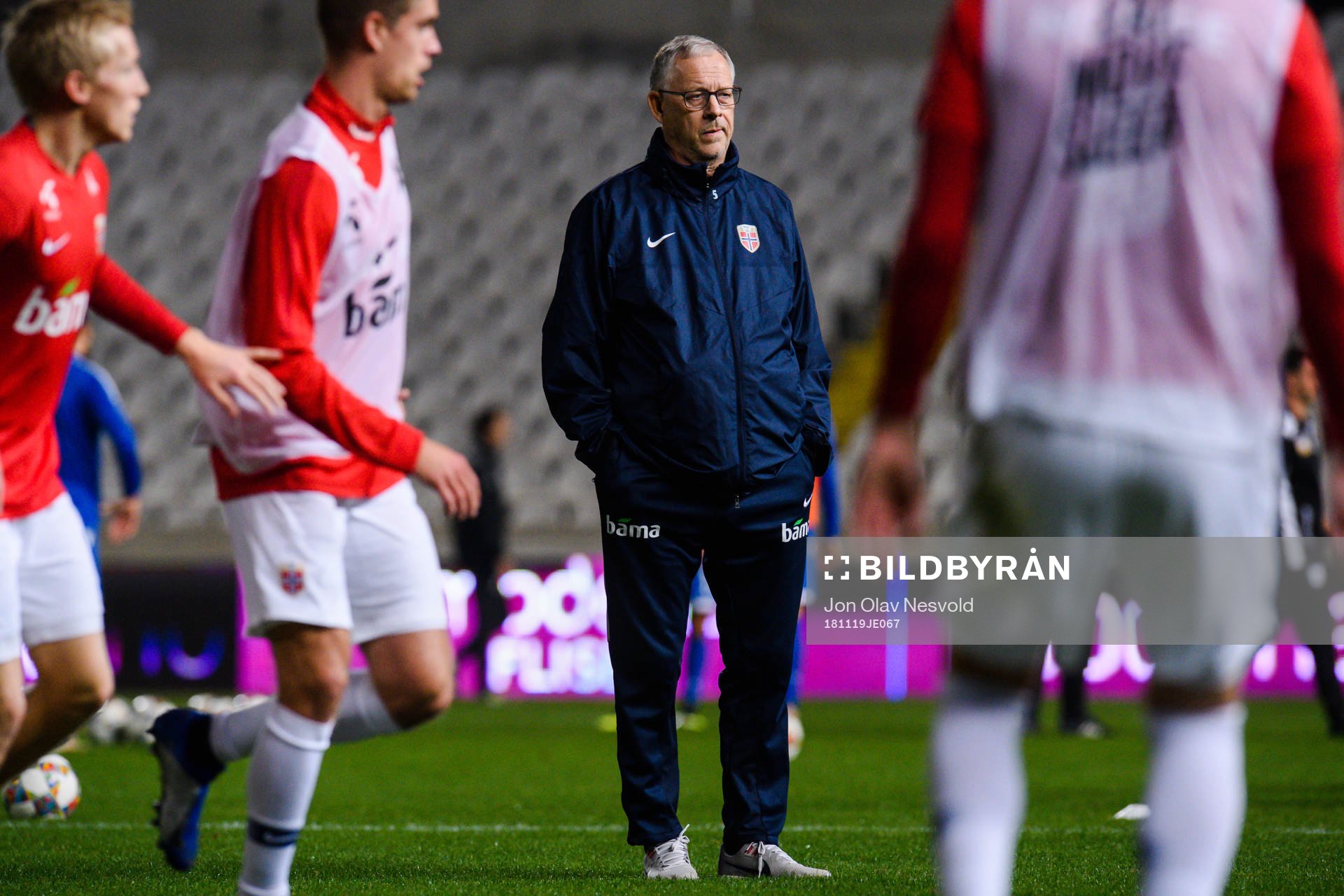 Lars Lagerbäck, head coach of Norway